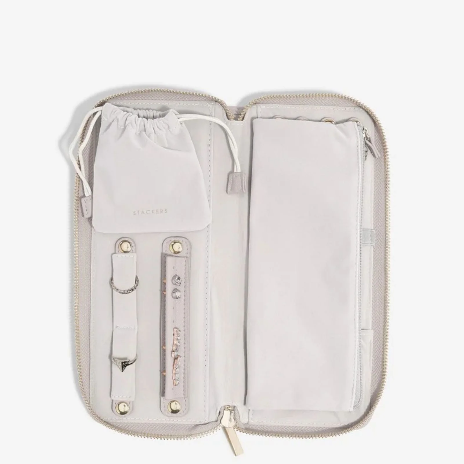 Stackers Jewellery Roll - Taupe - Image 2
