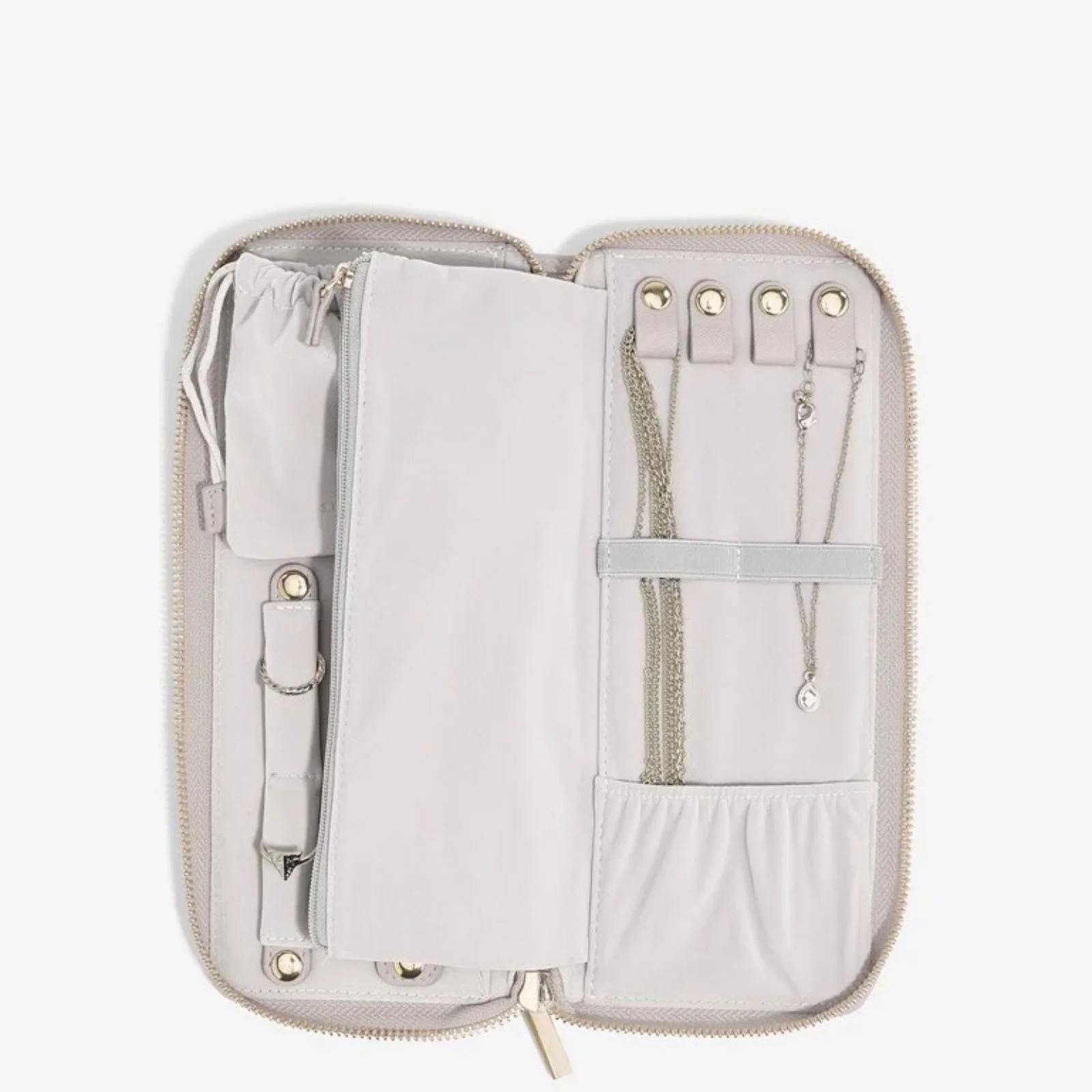 Stackers Jewellery Roll - Taupe - Image 3