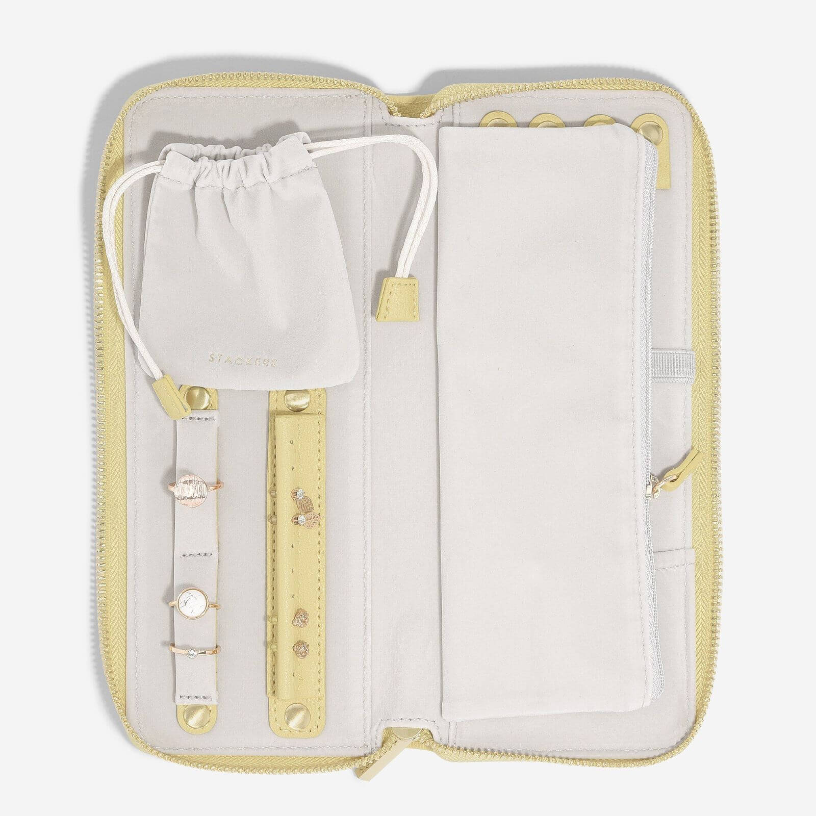 Stackers Jewellery Roll - Yellow - Image 2