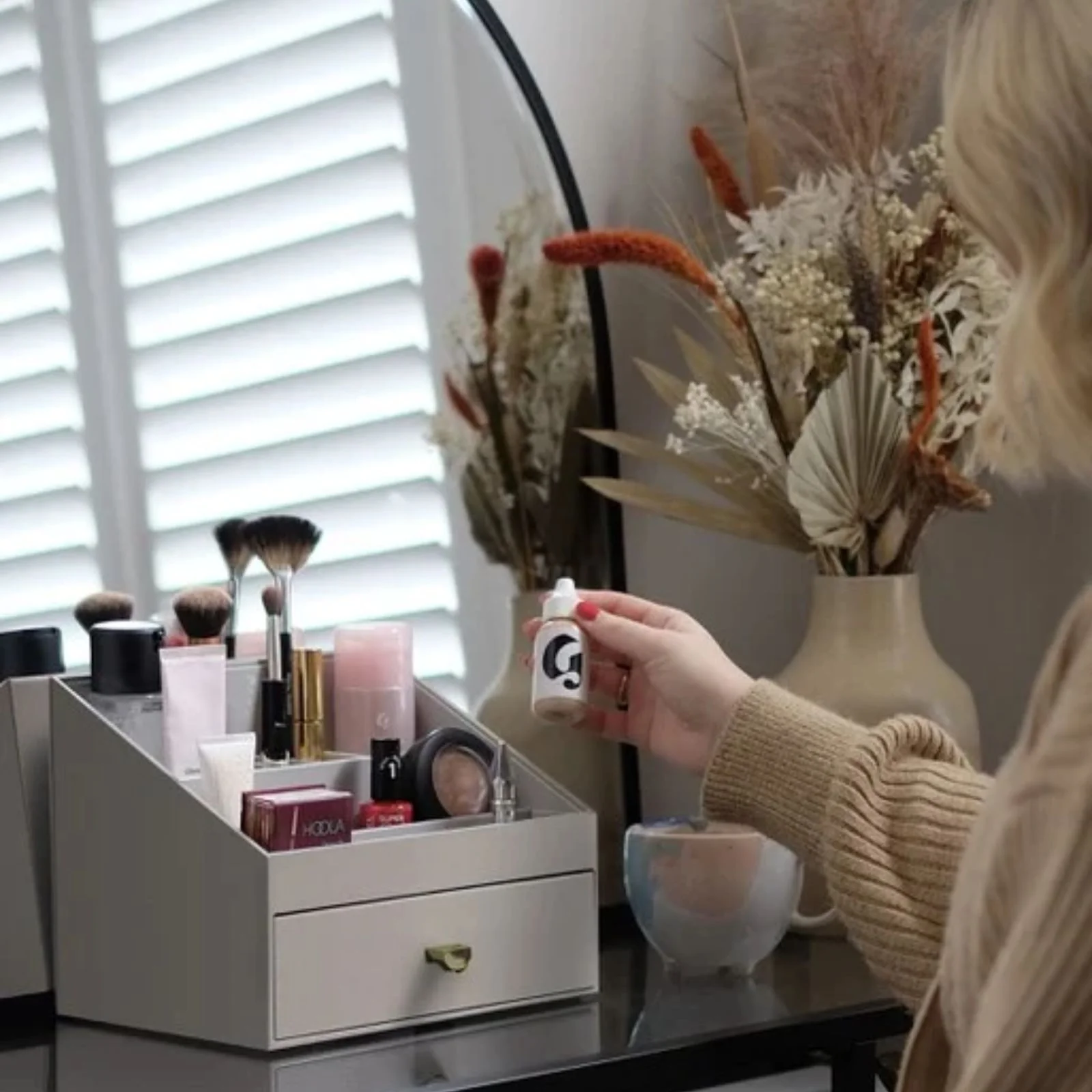 Stackers Makeup Organiser Caddy - Taupe - Image 3