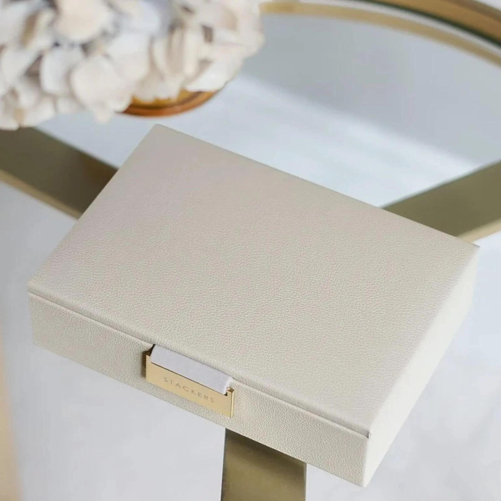 Stackers Mini Jewellery Box (Lid) - Oatmeal - Image 2