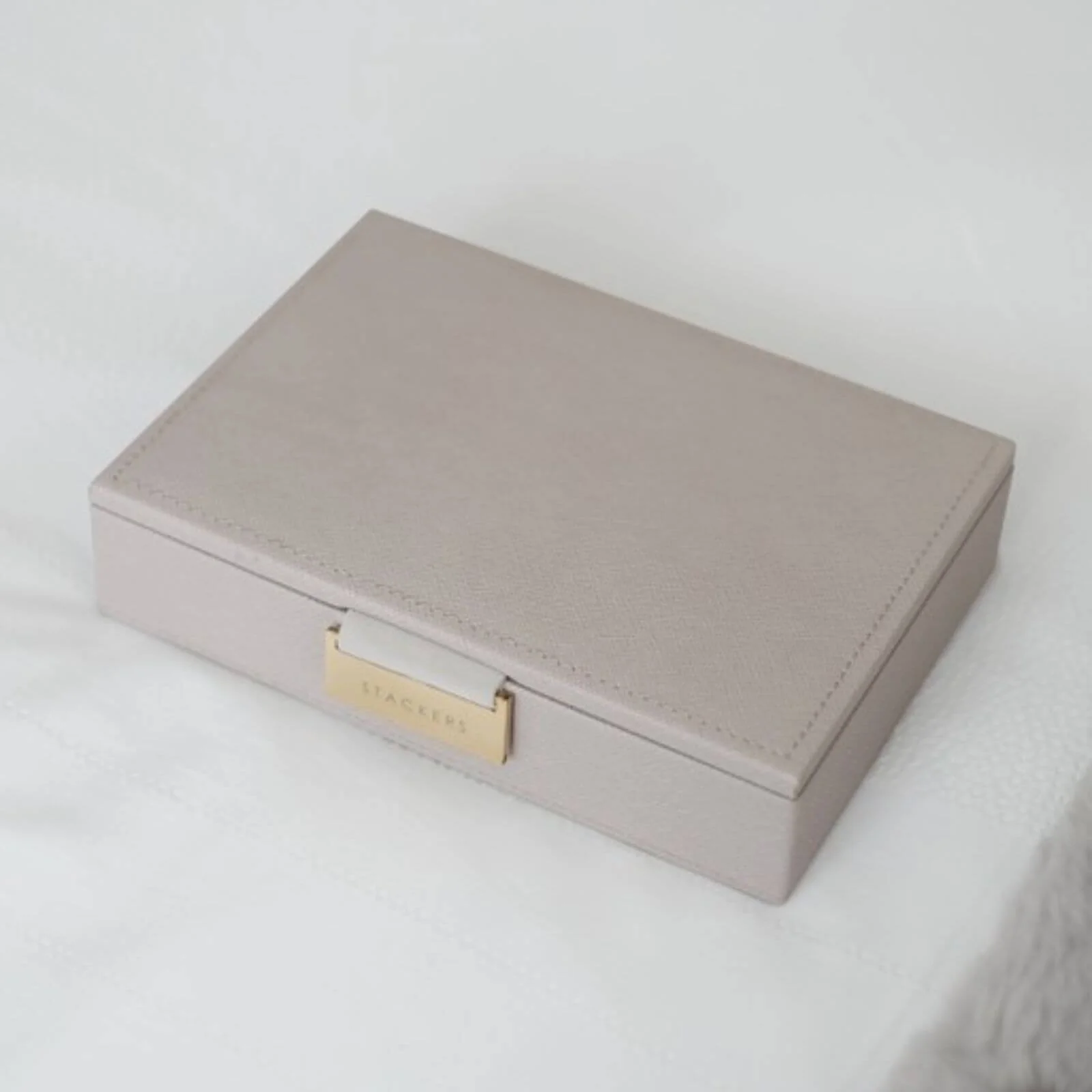 Stackers Mini Jewellery Box (Lid) - Taupe - Image 3