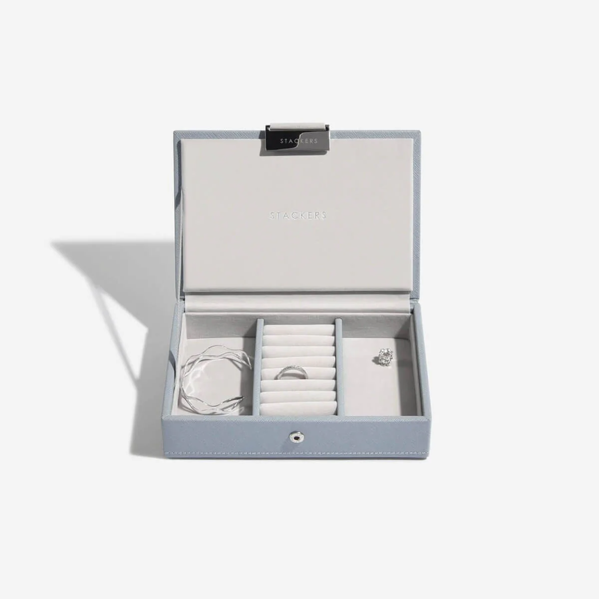 Stackers Mini Jewellery Box (Set) - Dusky Blue - Image 4