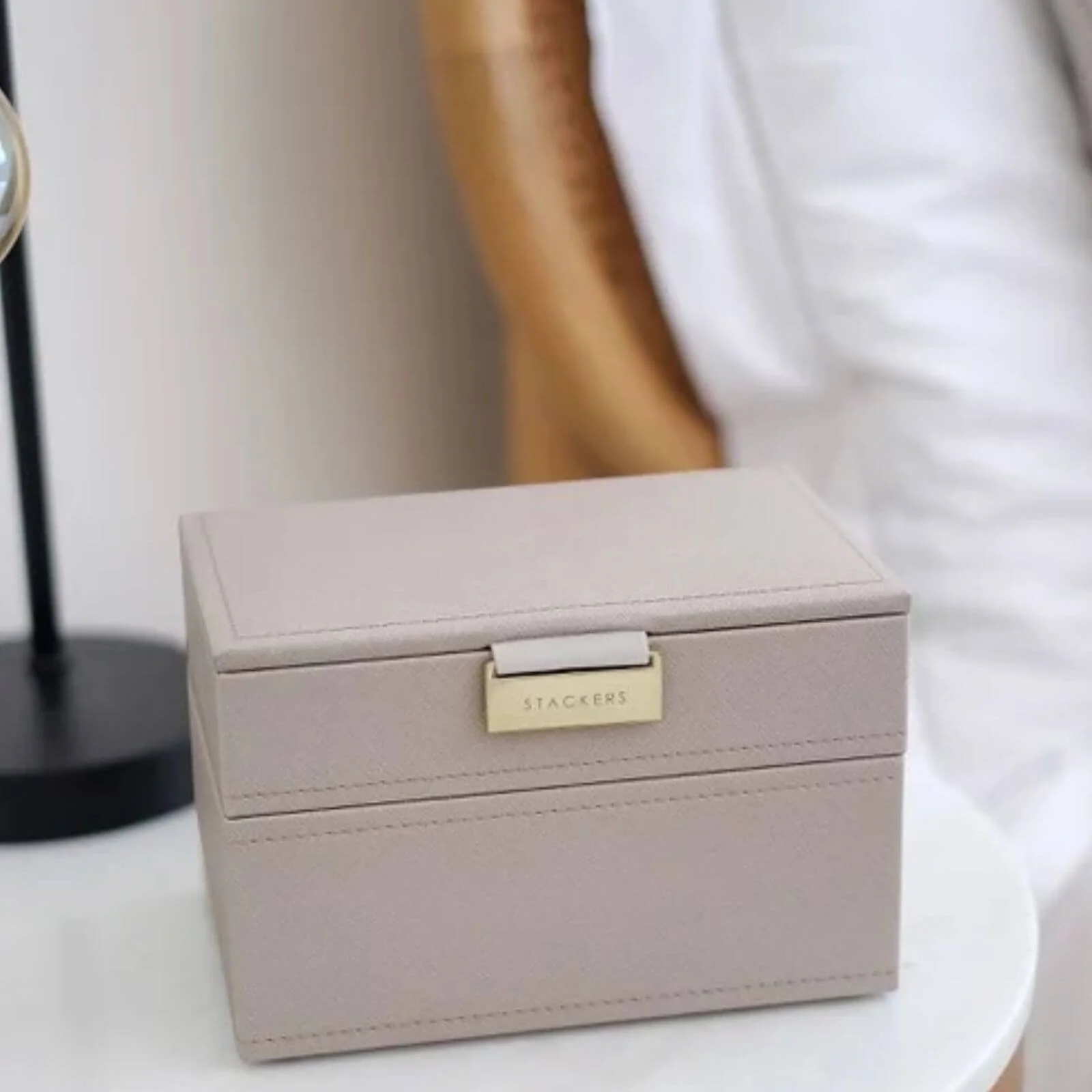 Stackers Mini Jewellery Box (Set) - Taupe - Image 4