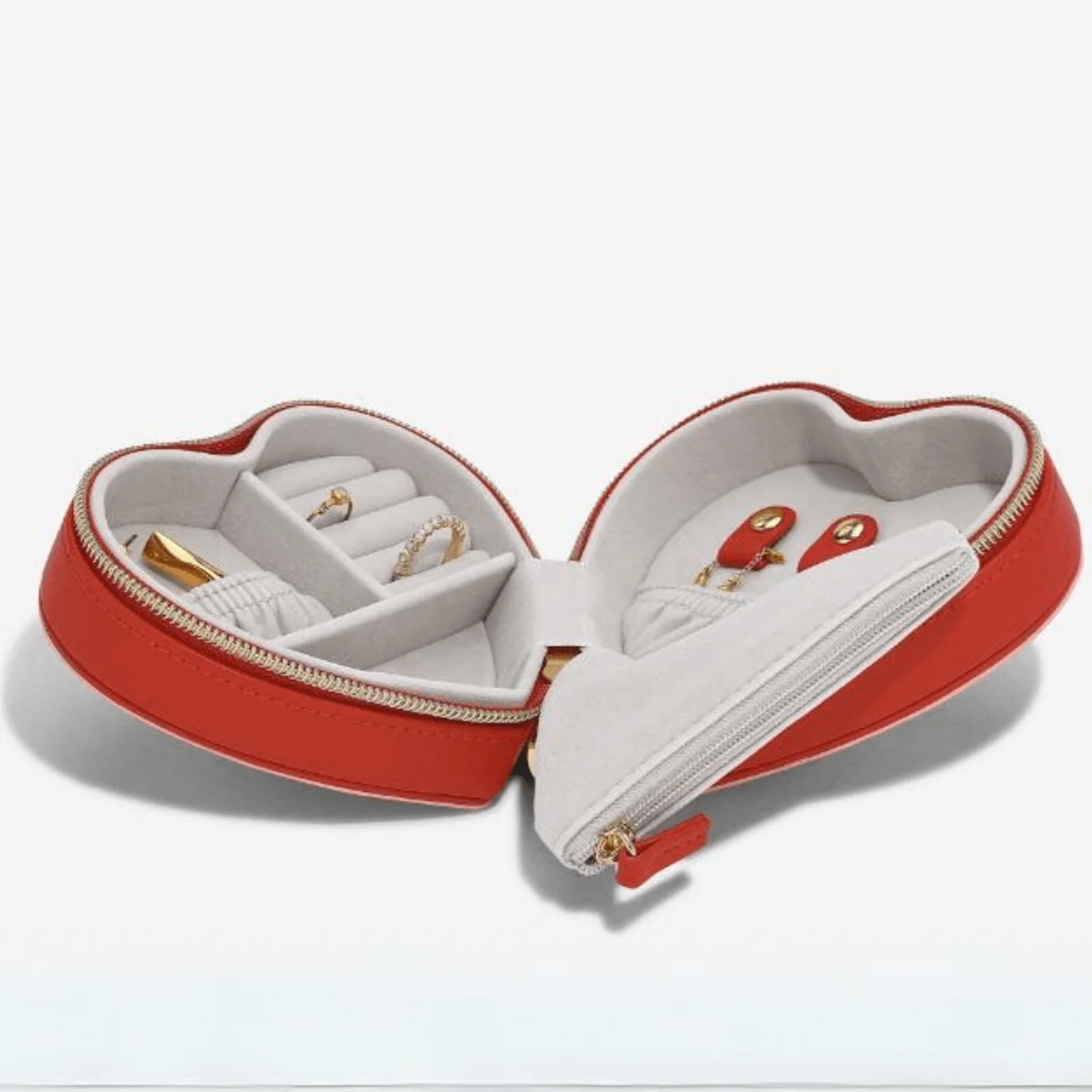 Stackers Red Heart Jewellery Box - Image 3