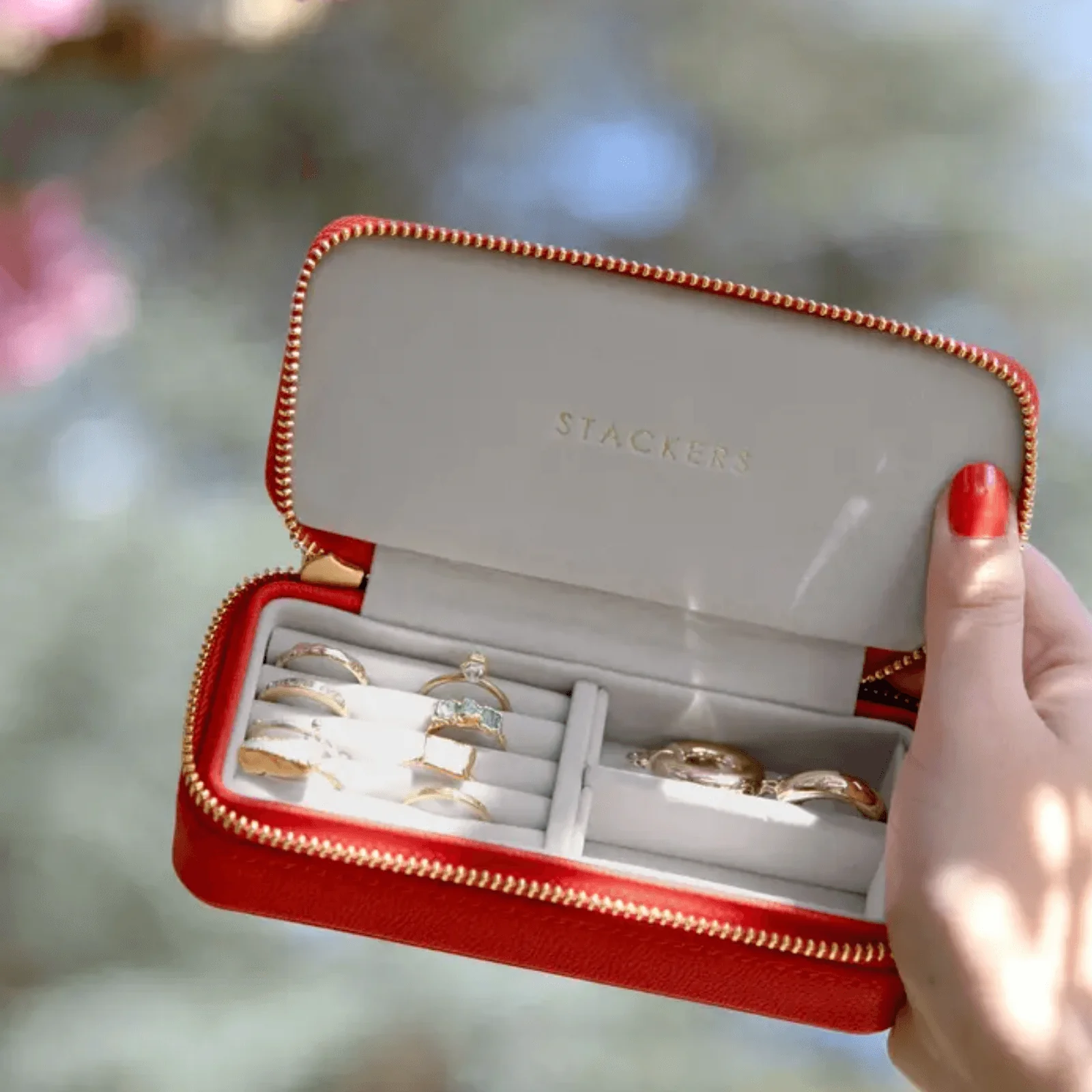 Stackers Red Jewellery Storage Travel Bundle - Image 2
