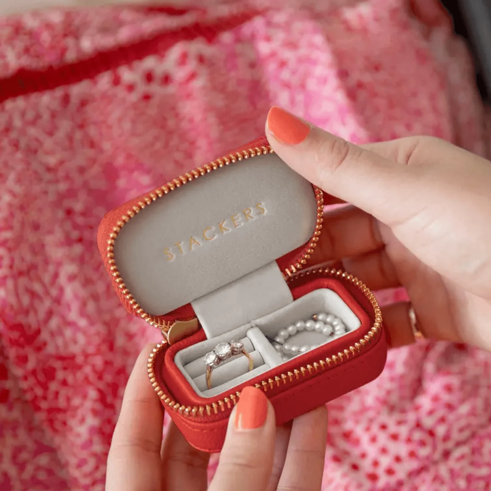 Stackers Red Jewellery Storage Travel Bundle - Image 3