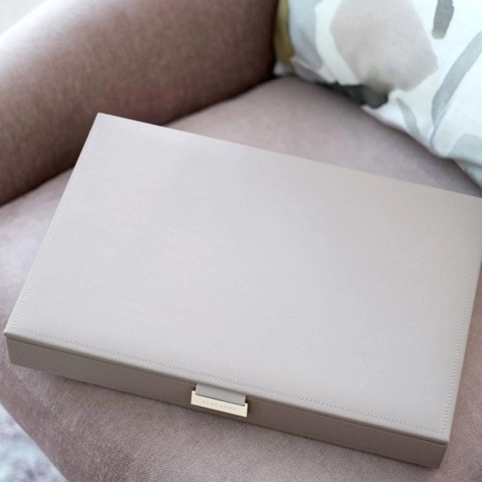 Stackers Supersize Jewellery Box (Lid) - Taupe - Image 2