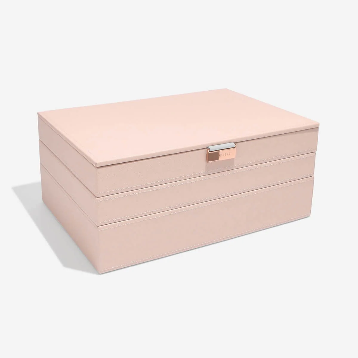 Stackers Supersize Jewellery Box (Set) - Blush Pink (Rose Gold Hardware) - Image 2