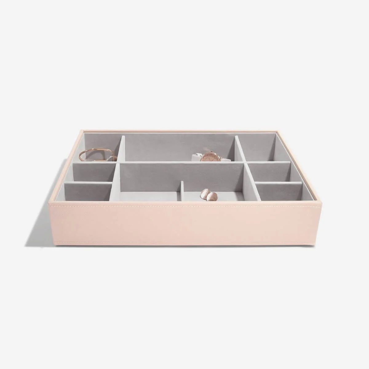 Stackers Supersize Jewellery Box (Set) - Blush Pink (Rose Gold Hardware) - Image 5
