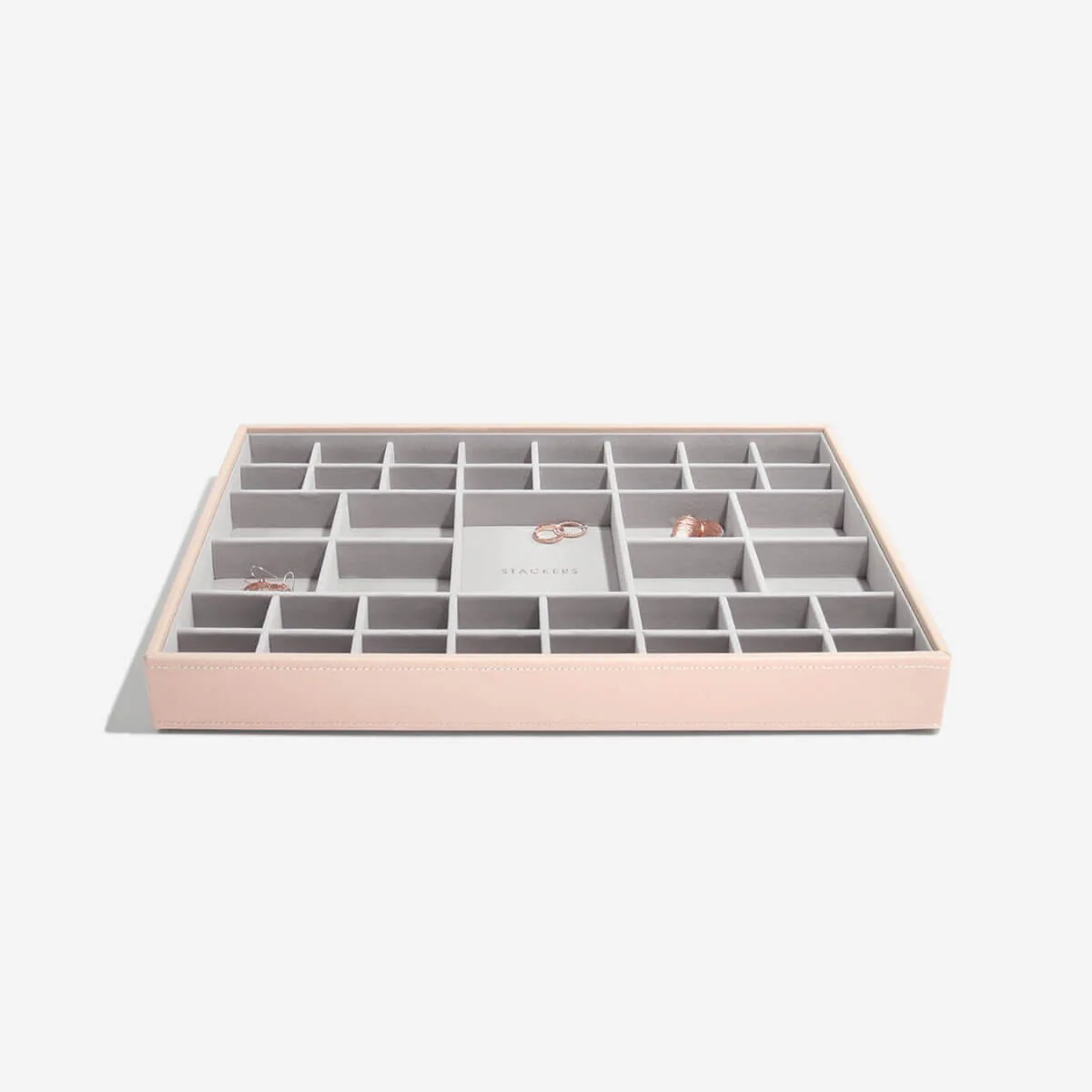Stackers Supersize Jewellery Box (Set) - Blush Pink (Rose Gold Hardware) - Image 6