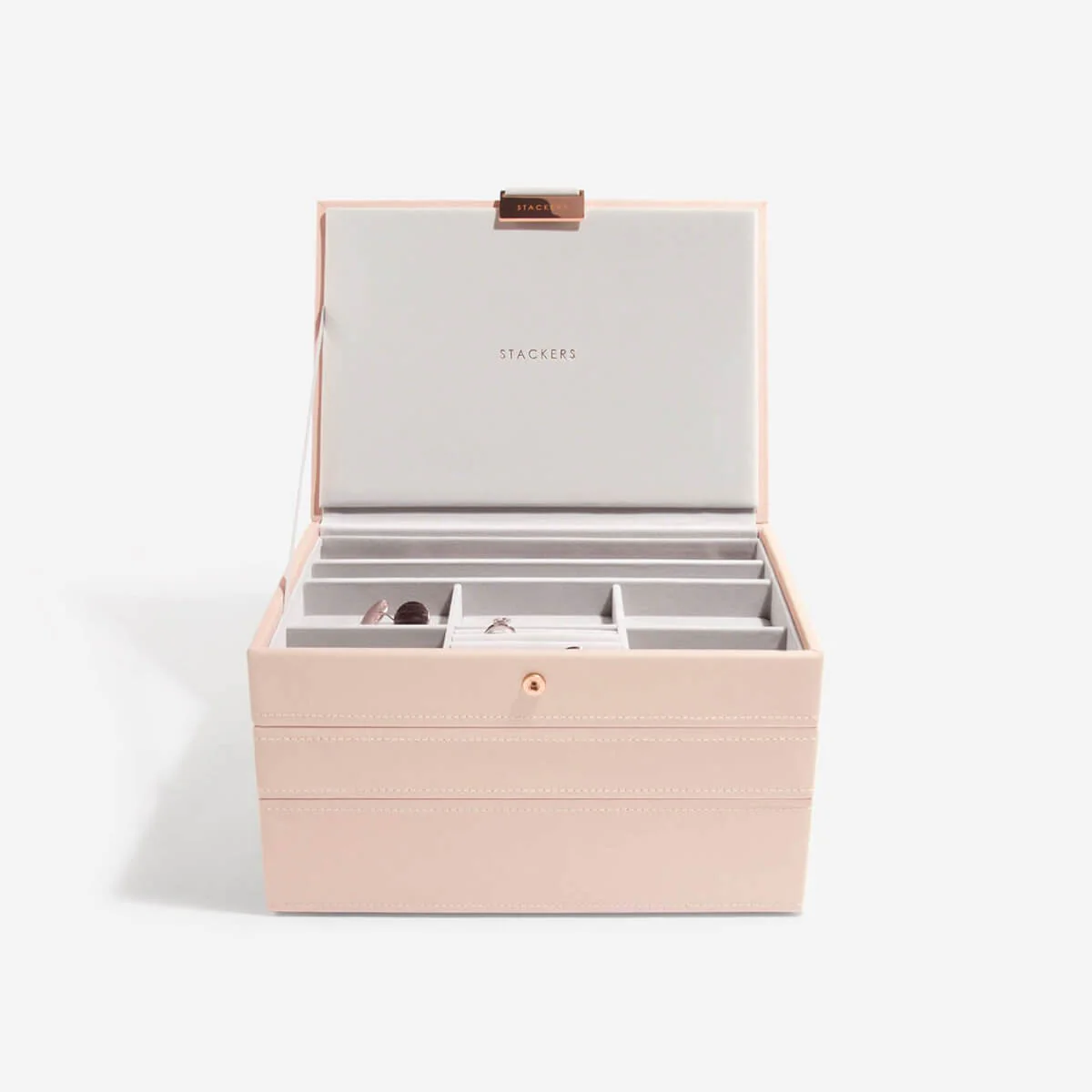 Stackers Classic Jewellery Box (Set) - Blush Pink - Image 3