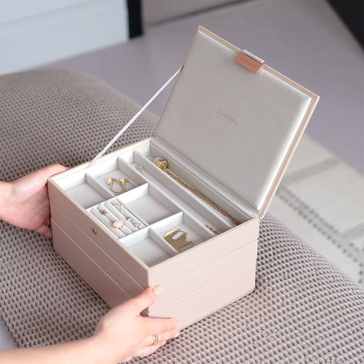 Stackers Classic Jewellery Box (Set) - Blush Pink - Image 7
