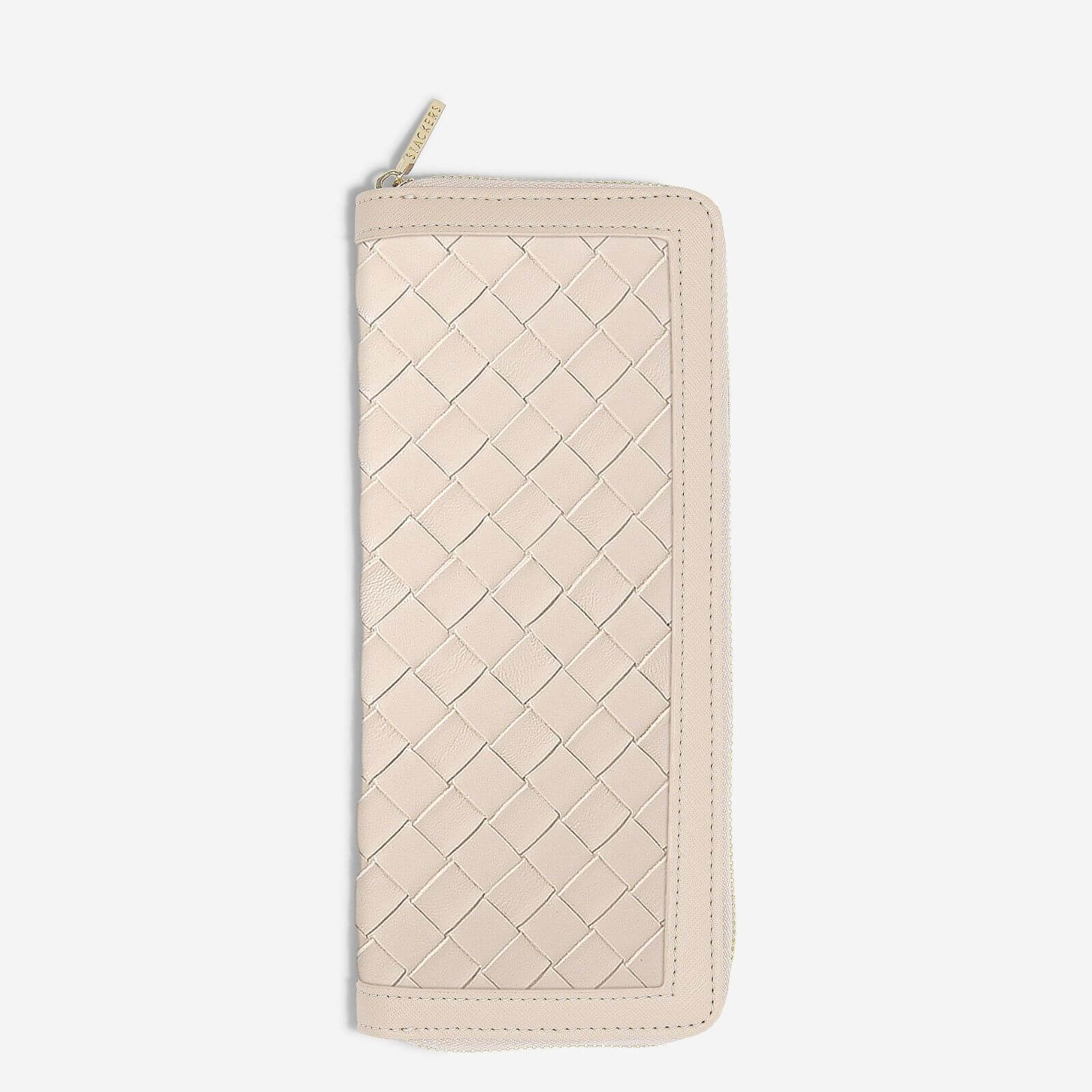 Stackers Woven Jewellery Roll - Blush - Image 4