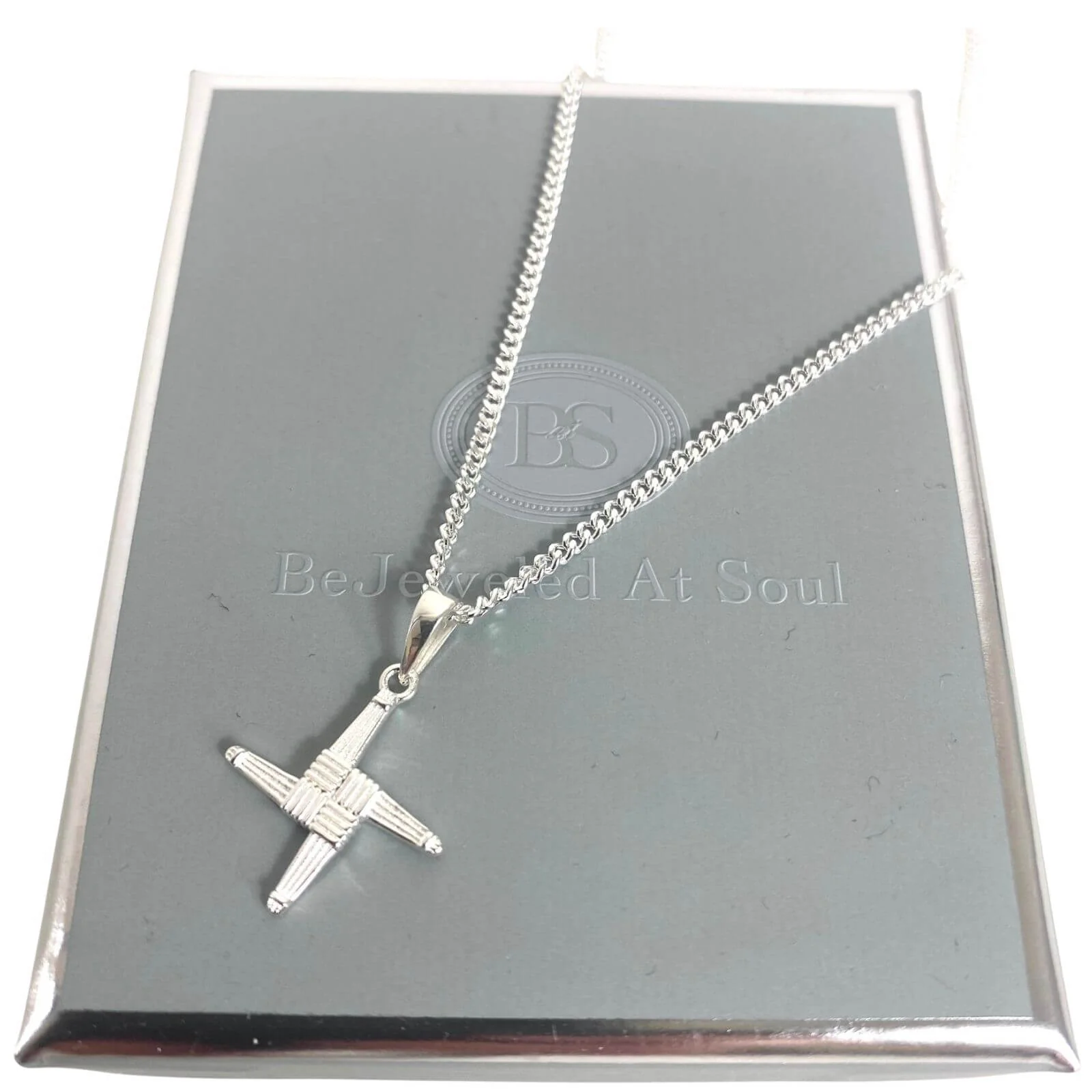 Sterling Silver St Brigids Cross Necklace