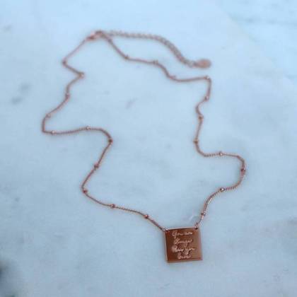 You Are Stronger Than You Know Necklace - Image 3