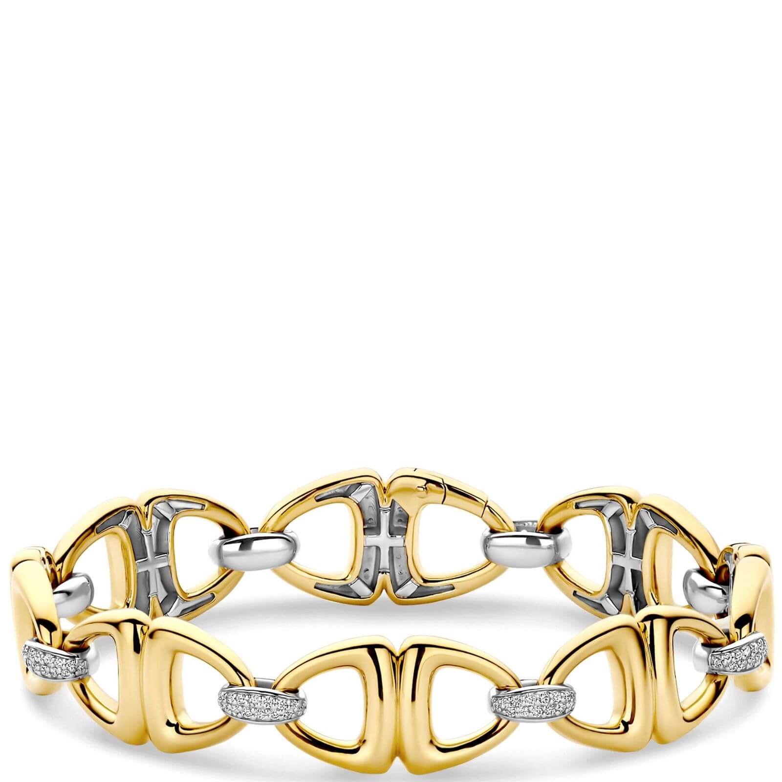 Ti Sento Gold Buckle Link Bracelet