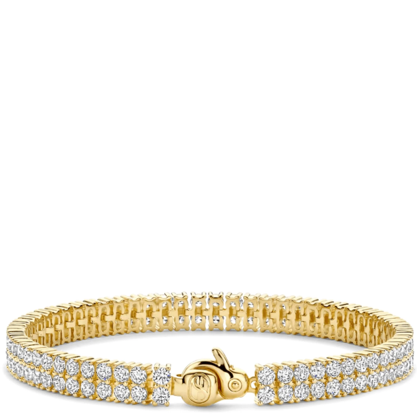 Ti Sento Gold Double Tennis Bracelet - Image 2