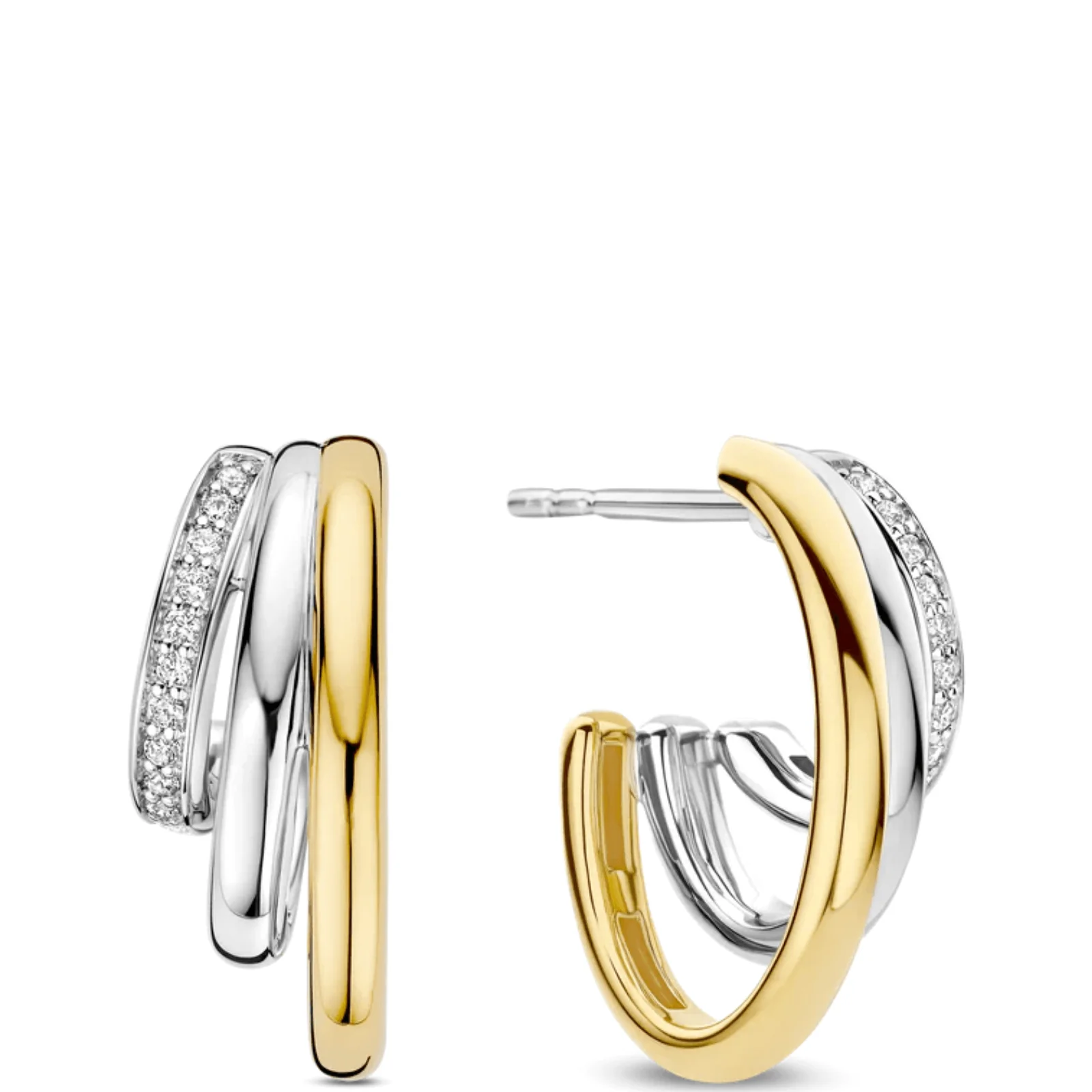Ti Sento Oval Hoop Earrings
