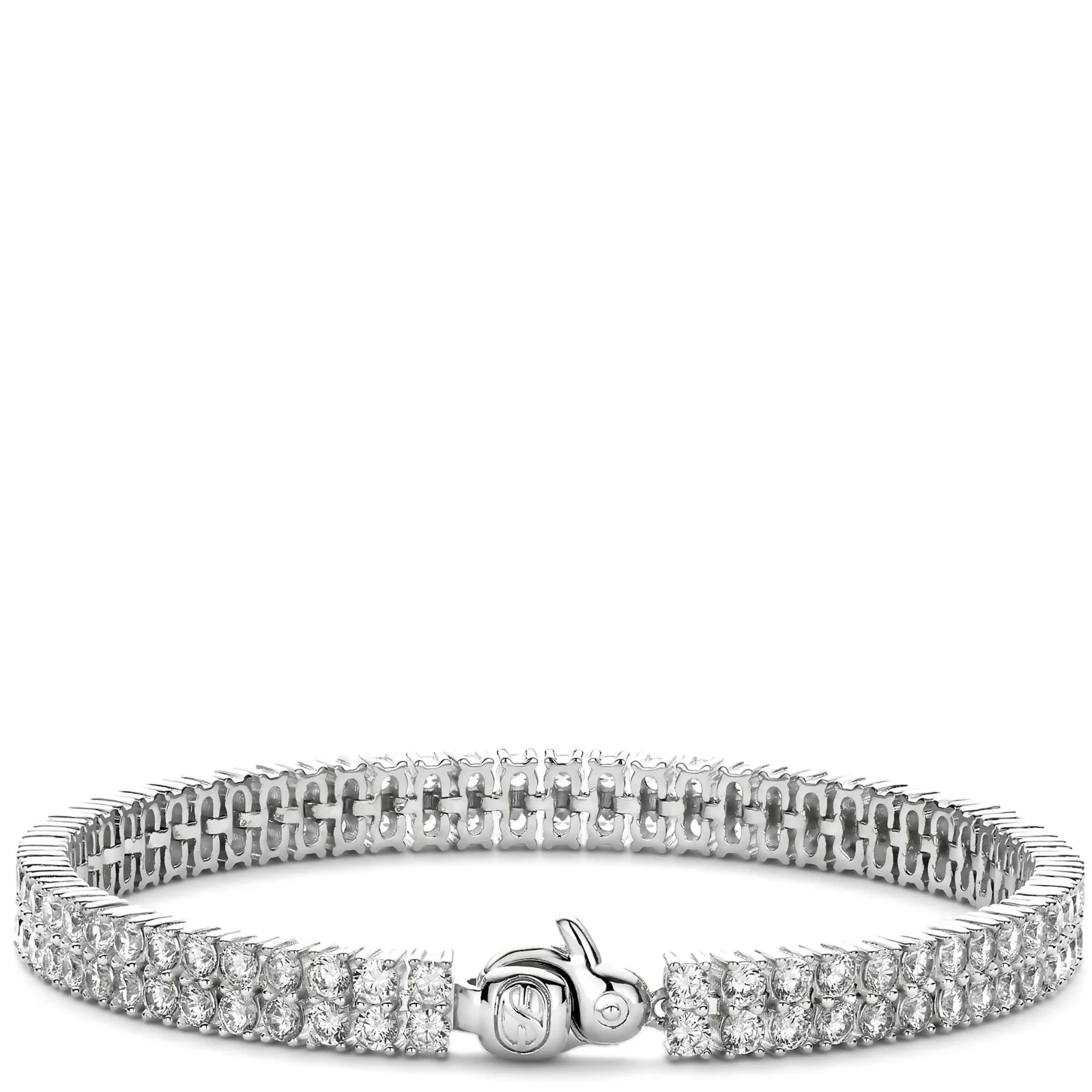 Ti Sento Silver Double Tennis Bracelet