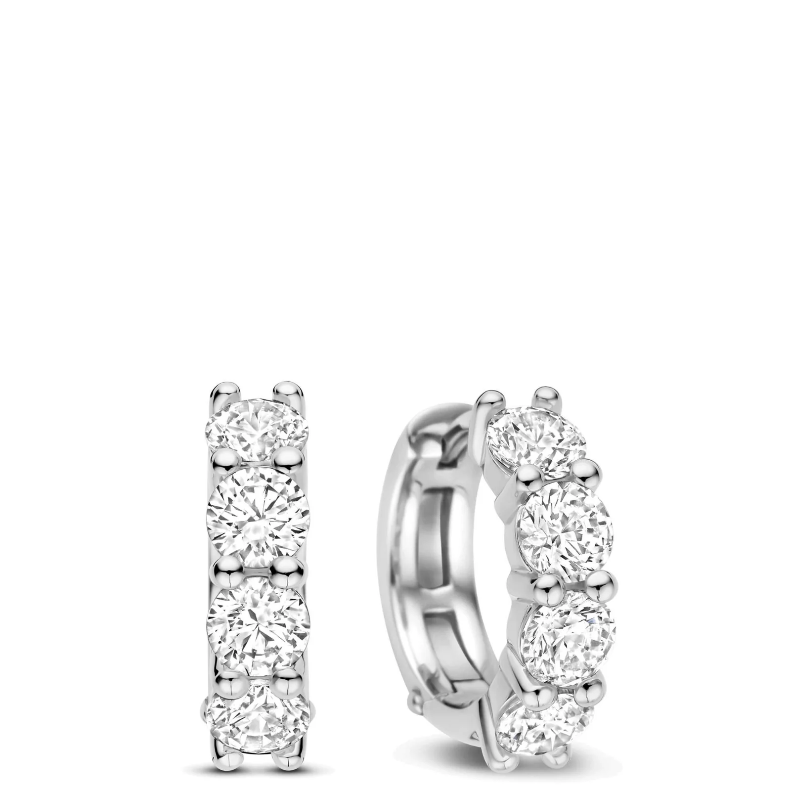 Ti Sento Silver Hoop Earrings