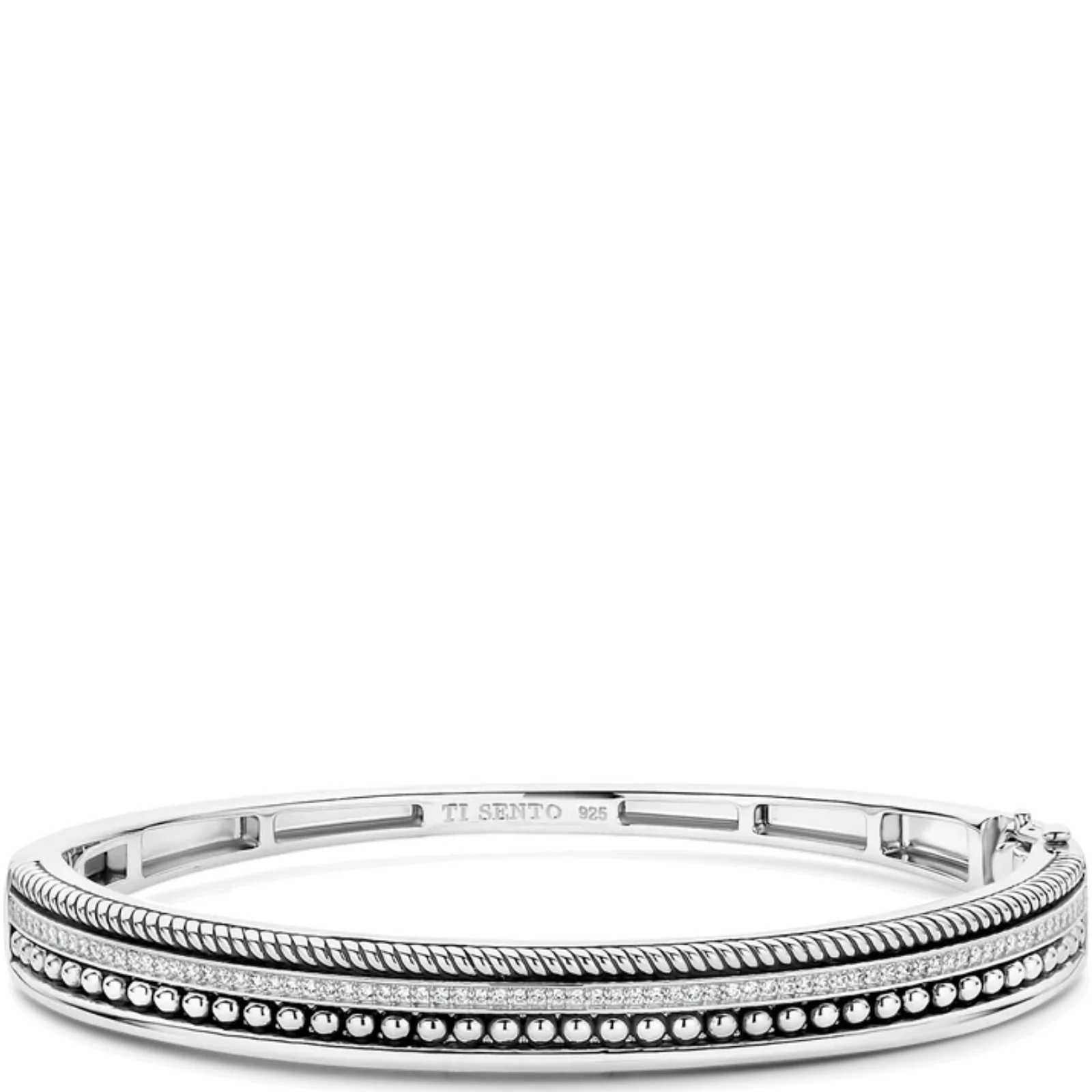 Ti Sento Silver Statement Bangle