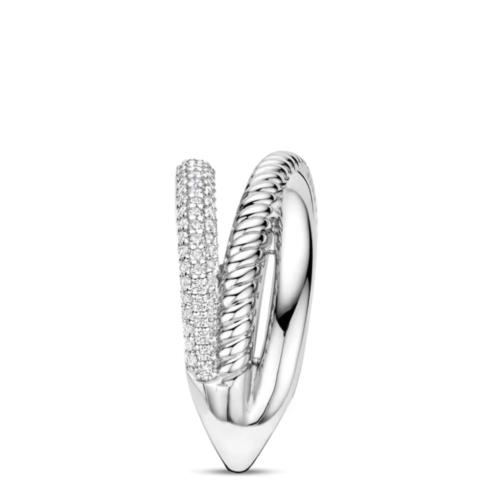 Ti Sento Silver Triple Band Ring - Image 2