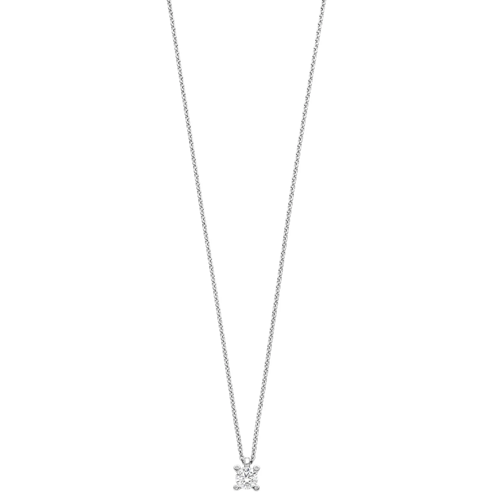 Ti Sento Single Cubic Zirconia Necklace