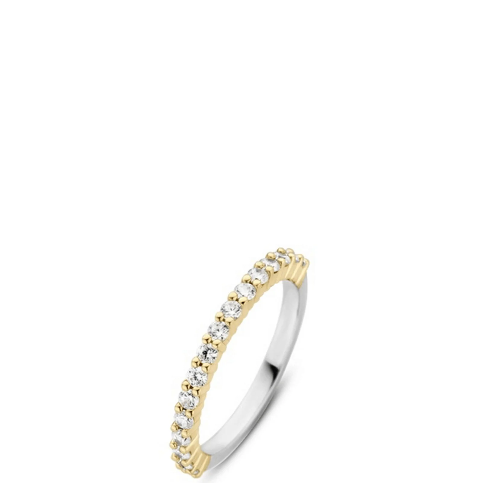 Ti Sento Two Tone Zirconia Fine Ring