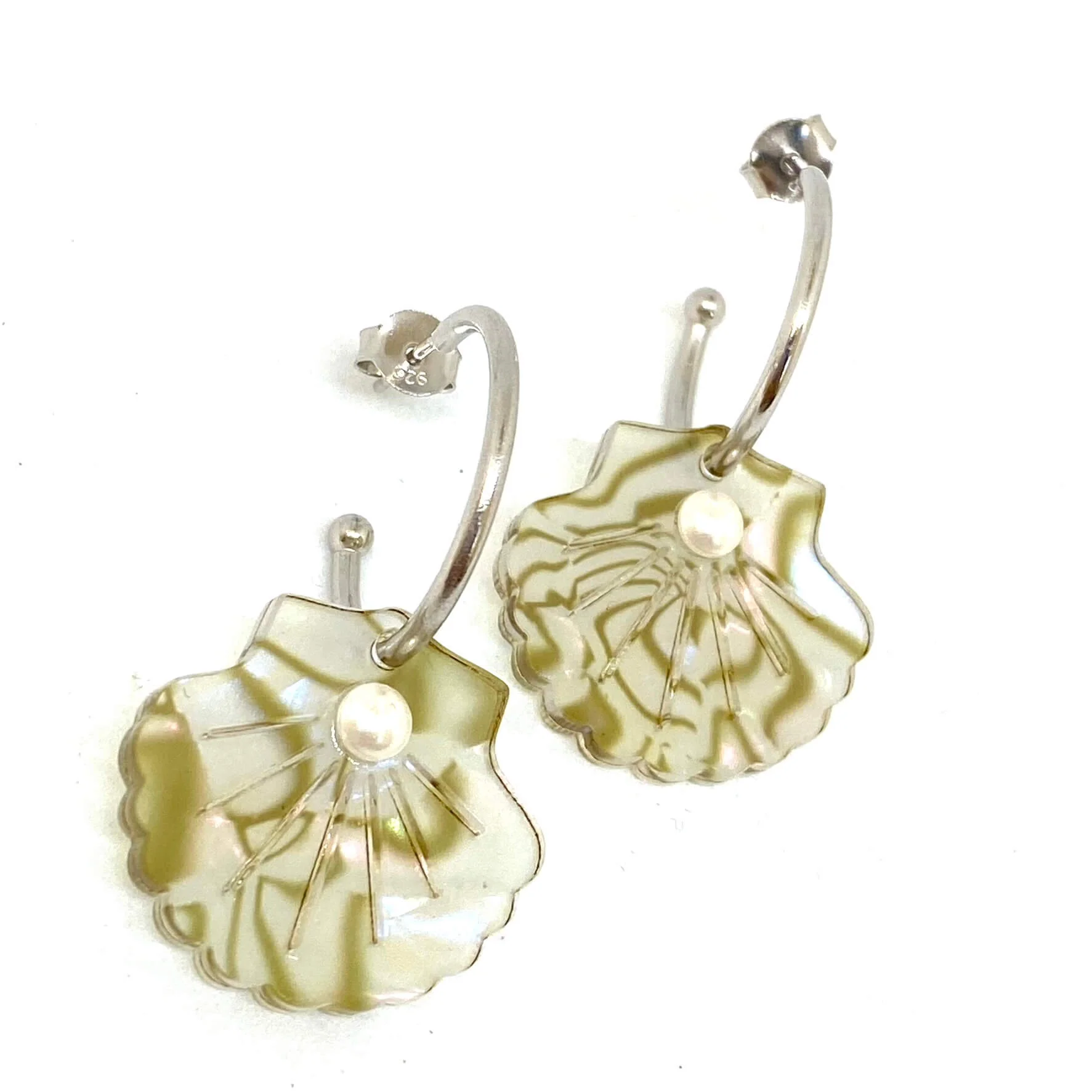 TooLally Shells Earrings - Marble - Image 2