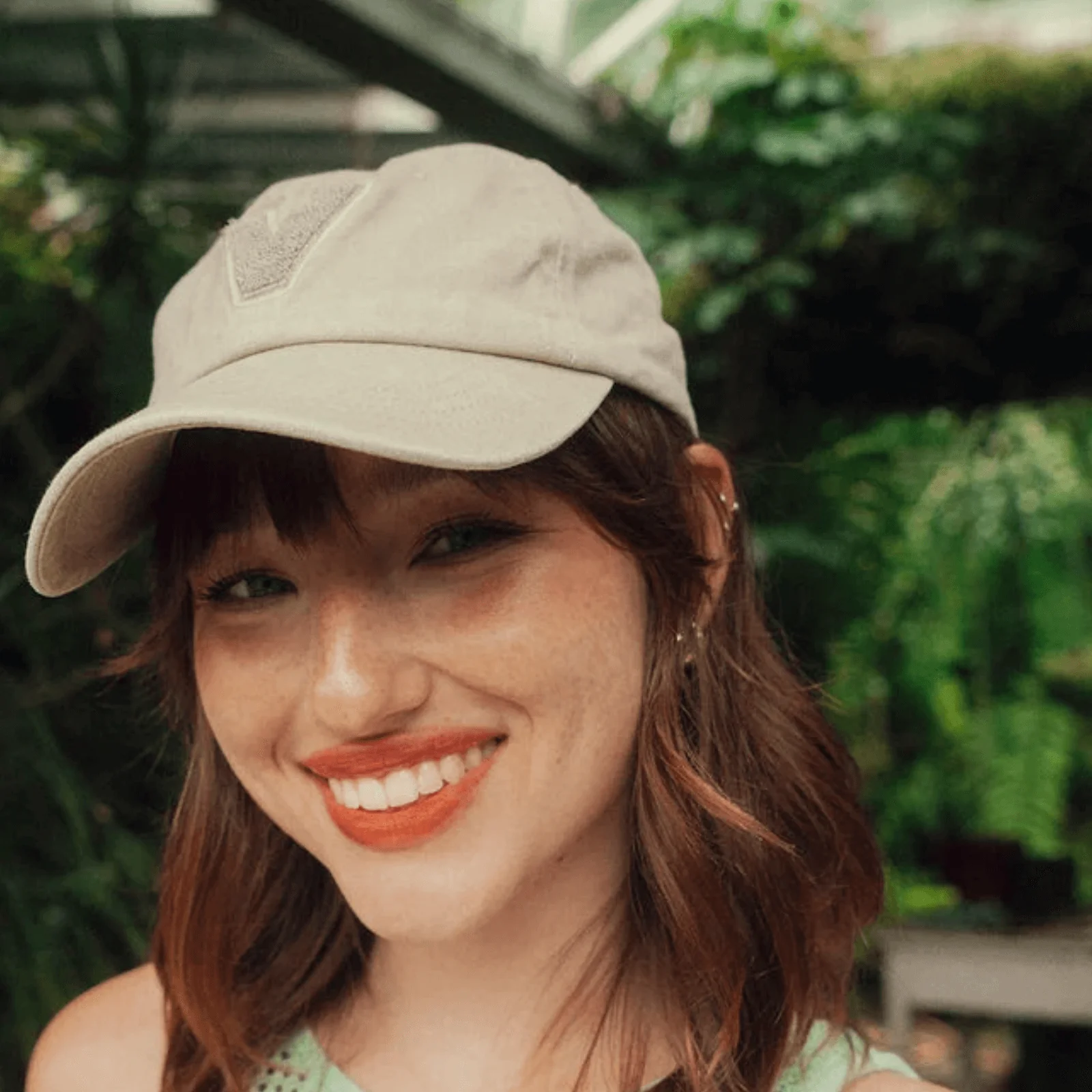 Victoria Gorra V Baseball Cap - Beige - Image 2