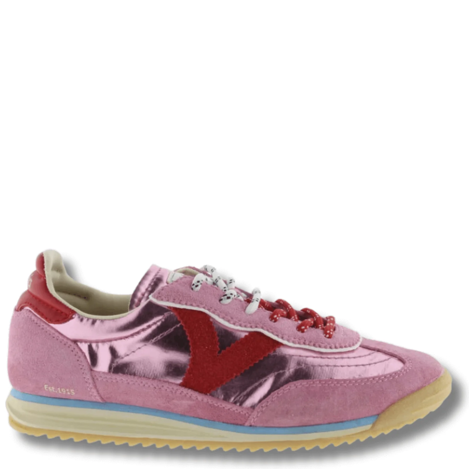 Victoria Saturno Pink & Red Sneakers