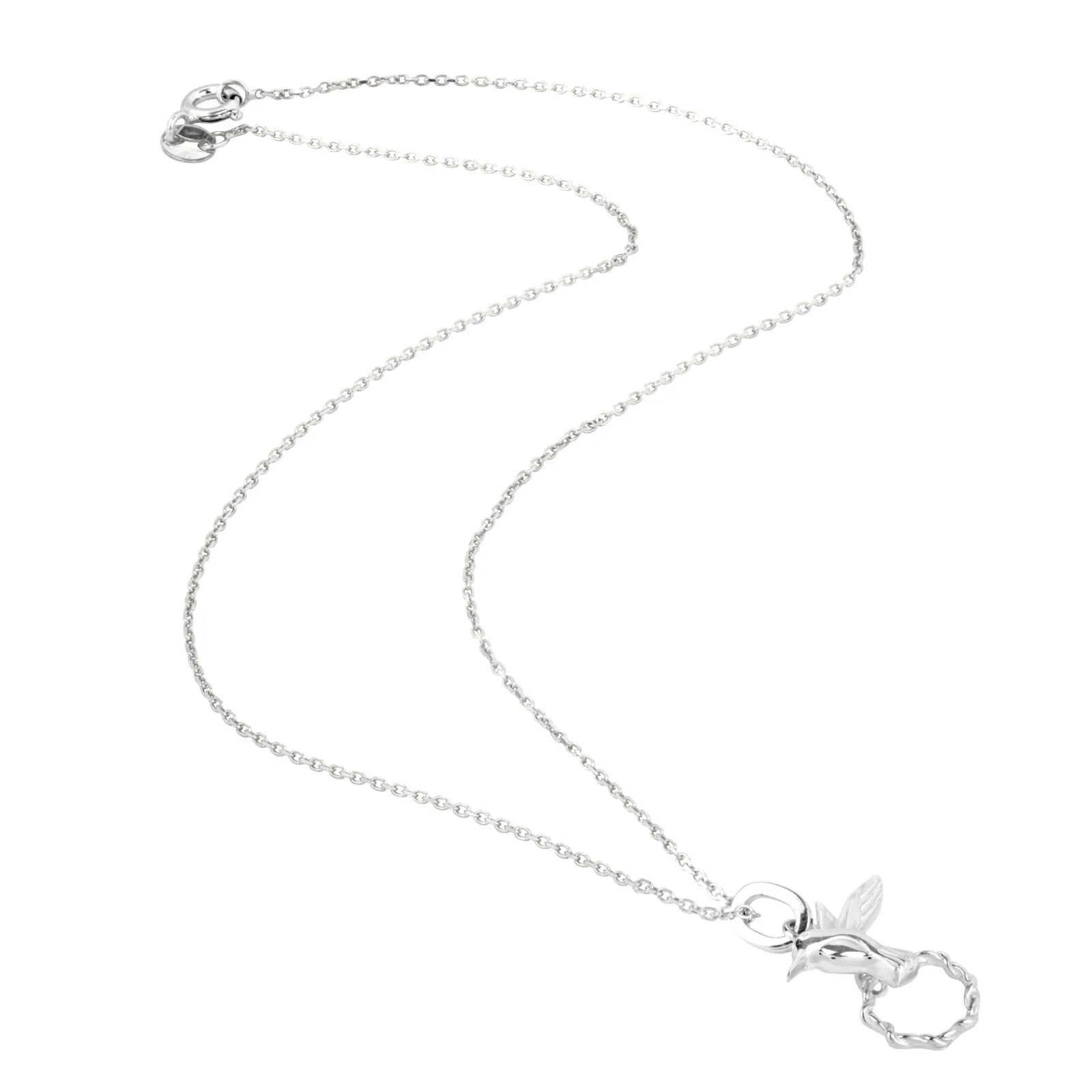 Vurchoo Honduras Silver Humming Bird Necklace - Image 2