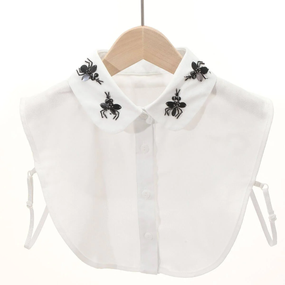 White Beaded Collar - Image 2