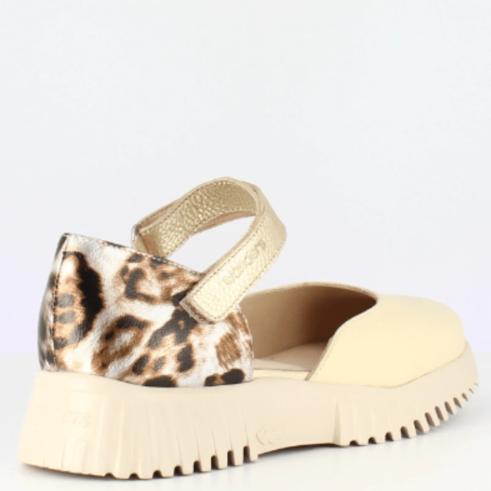 Wonders Butter Milk Leather Ankle Strap Shoes - Image 3