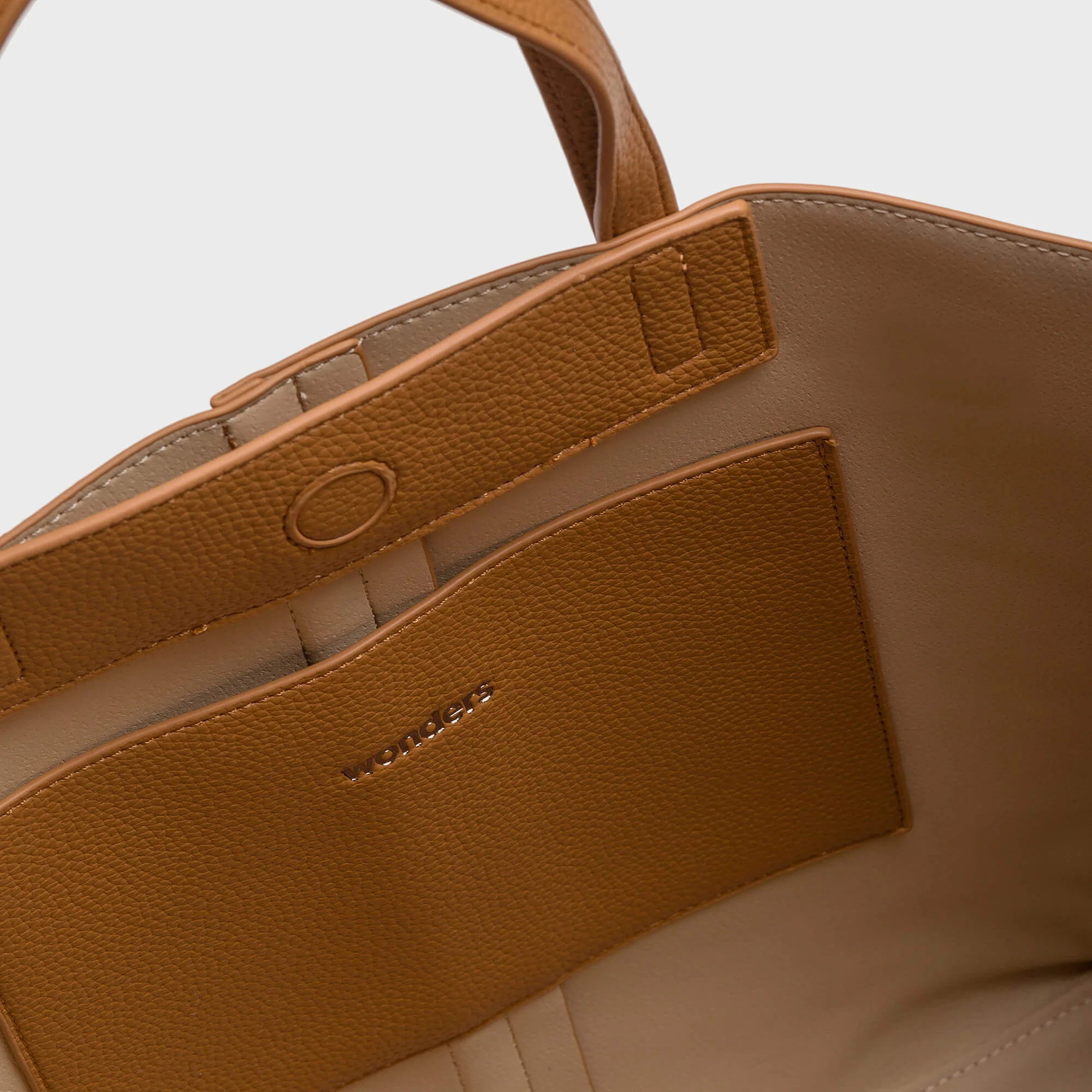 Wonders Large Tote Bag - Tan - Image 3