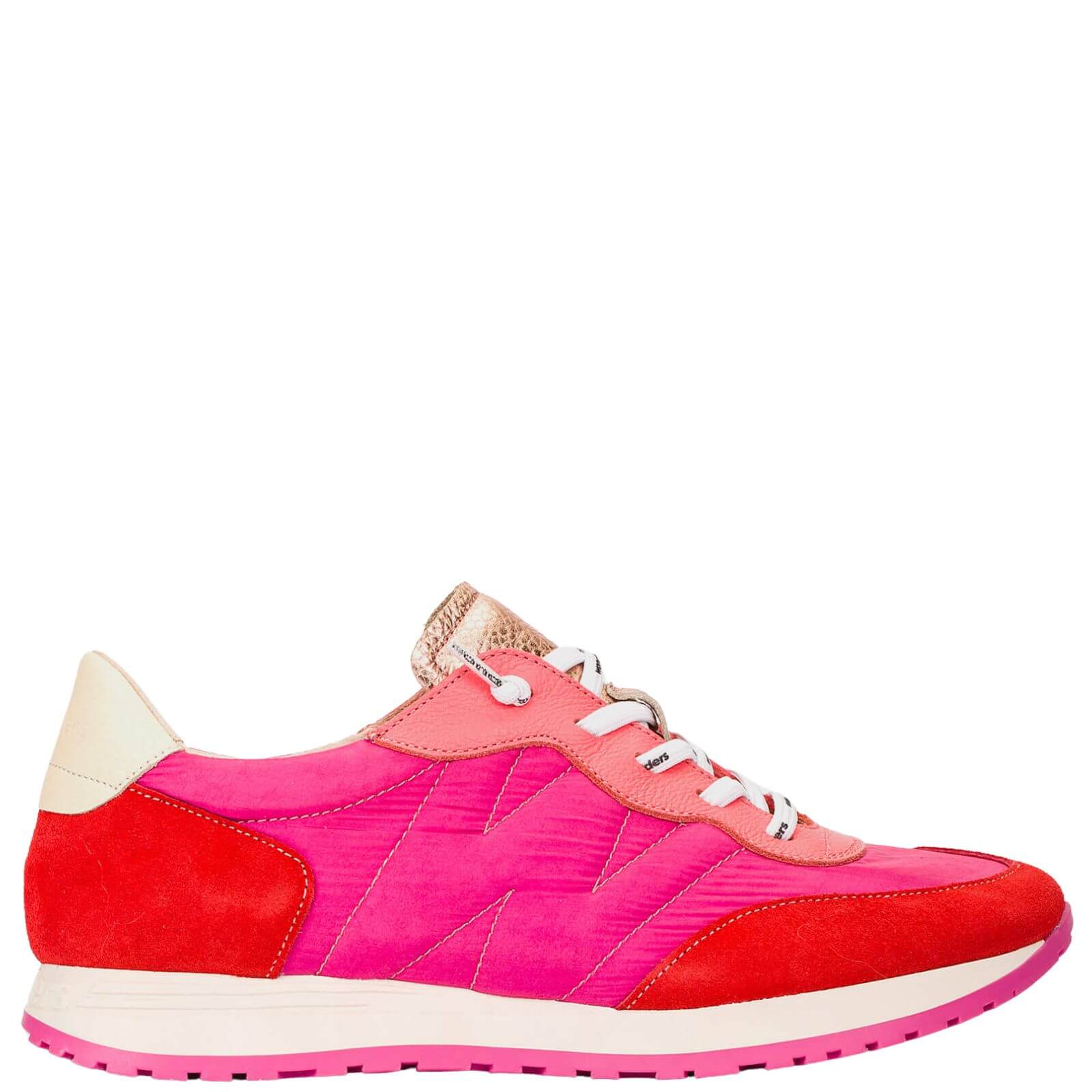 Wonders Red & Pink Retro Sneakers
