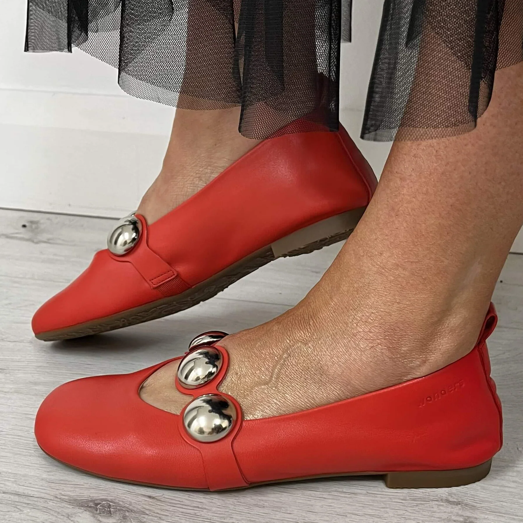 Wonders Red Leather Pumps - Image 4