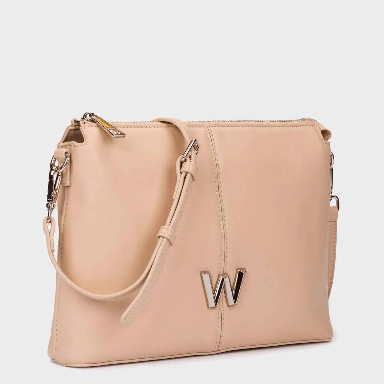 Wonders Slim Crossbody Bag - Beige - Image 3