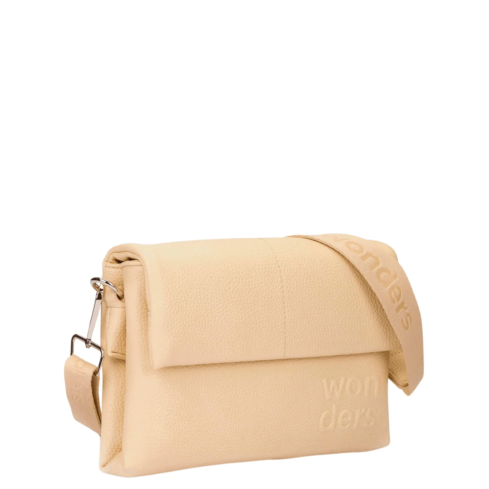 Wonders Small Flap Over Crossbody Bag - Cream - Image 2