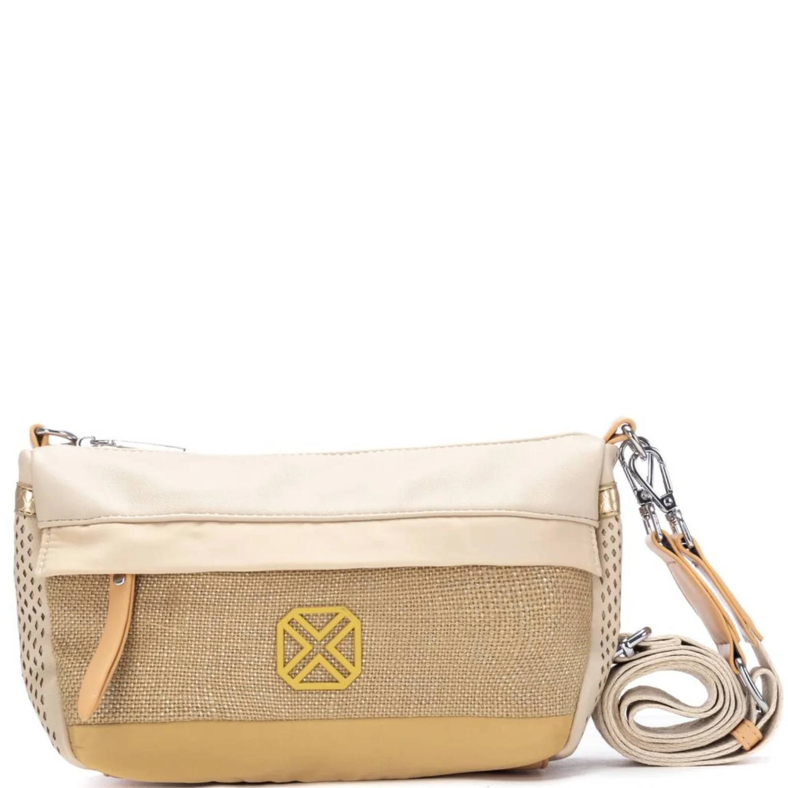 XTI Beige Crossbody Bag