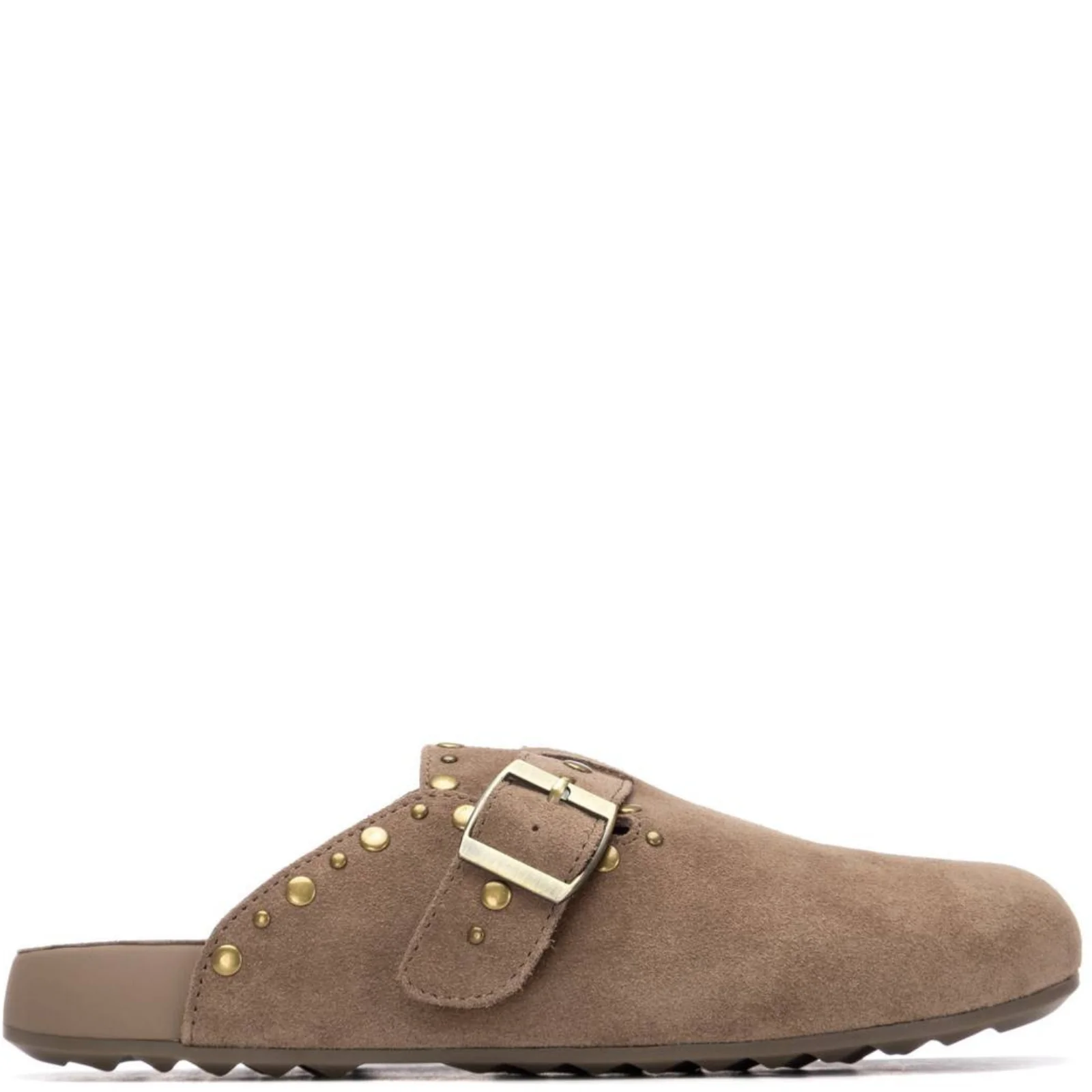 XTI Beige Suede Slip On Clog Shoes