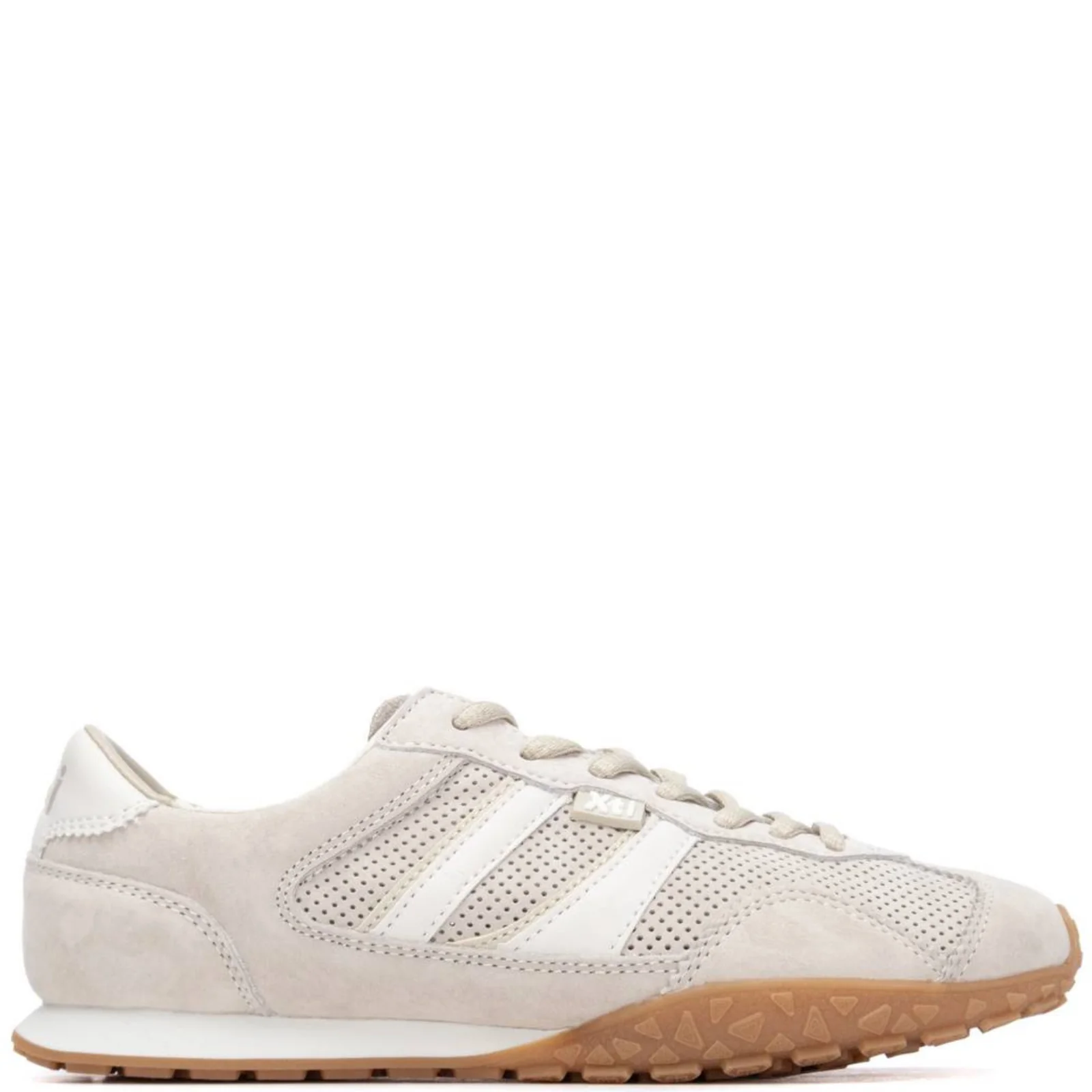 XTI Beige Suede Sneakers