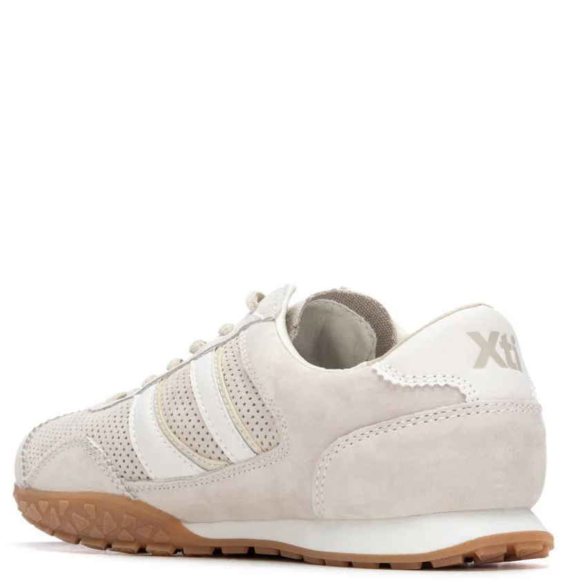 XTI Beige Suede Sneakers - Image 4