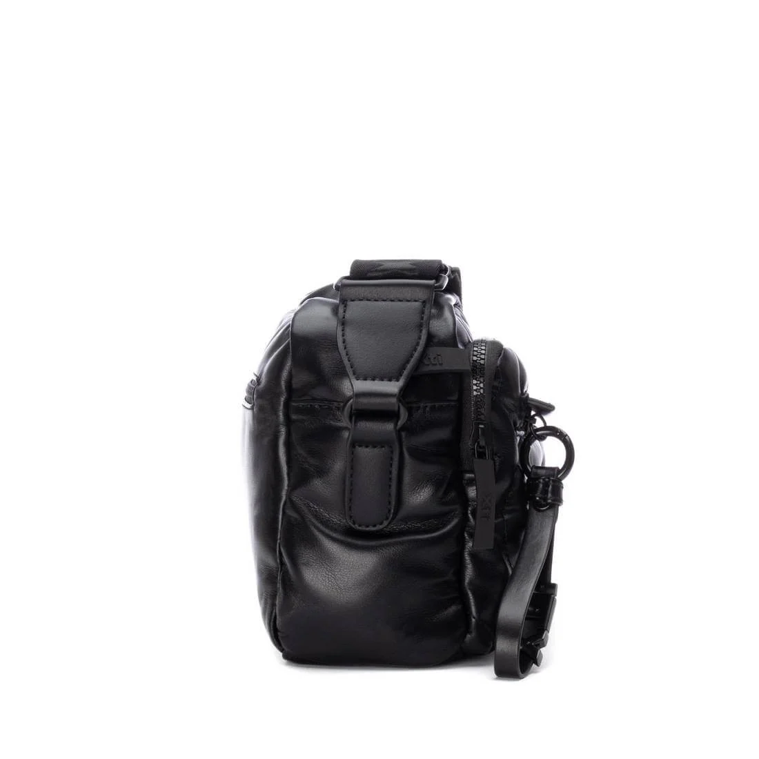 XTI Black Padded Sporty Crossbody Bag - Image 3