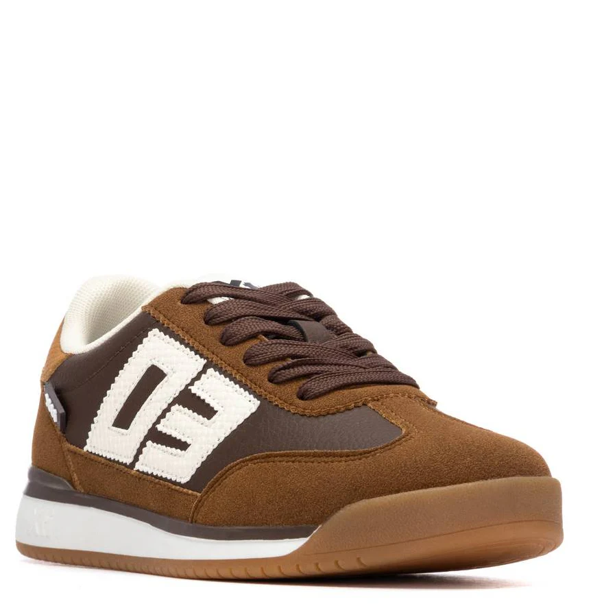XTI Brown Sporty Retro Sneakers - Image 2