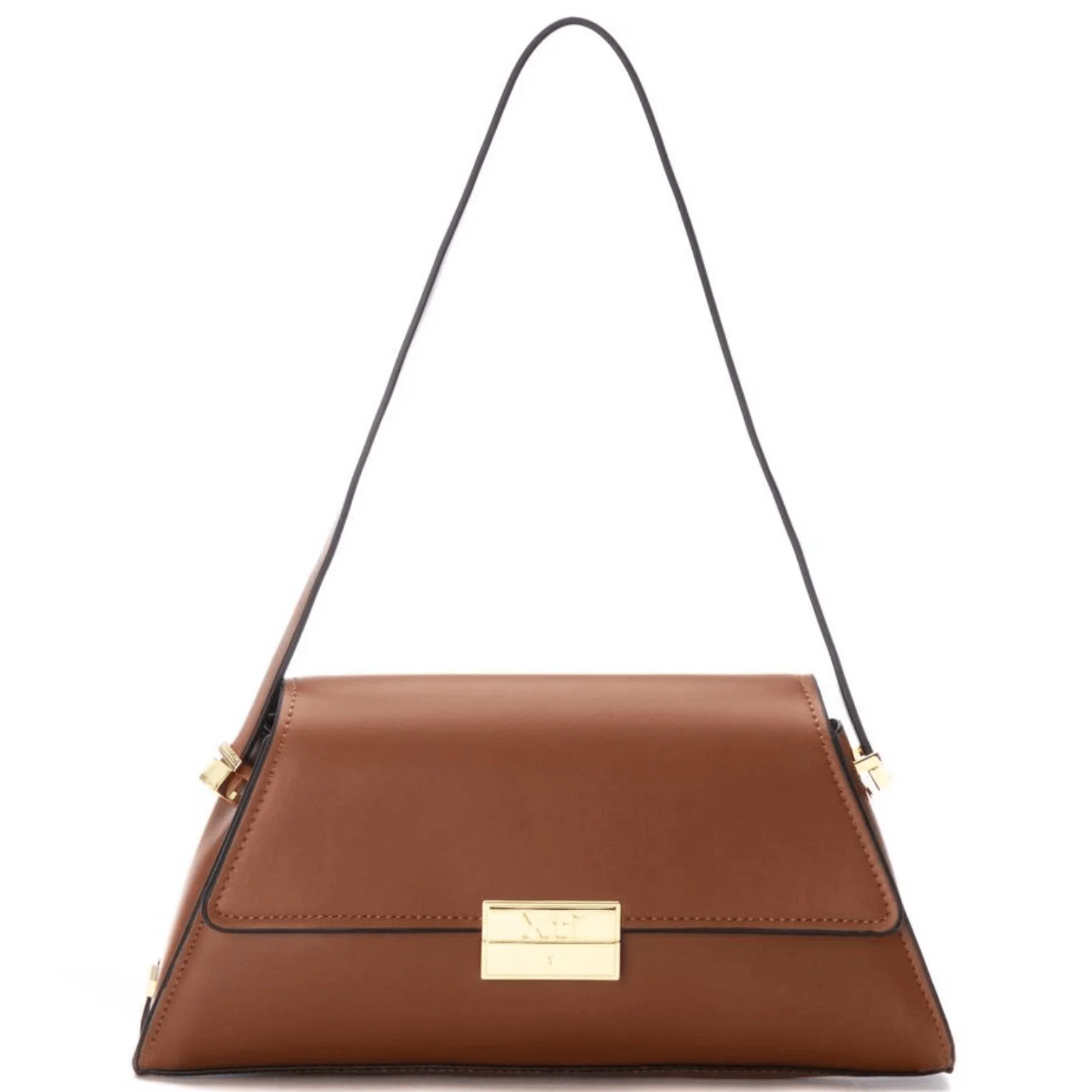 XTI Classic Small Shoulder Bag - Tan