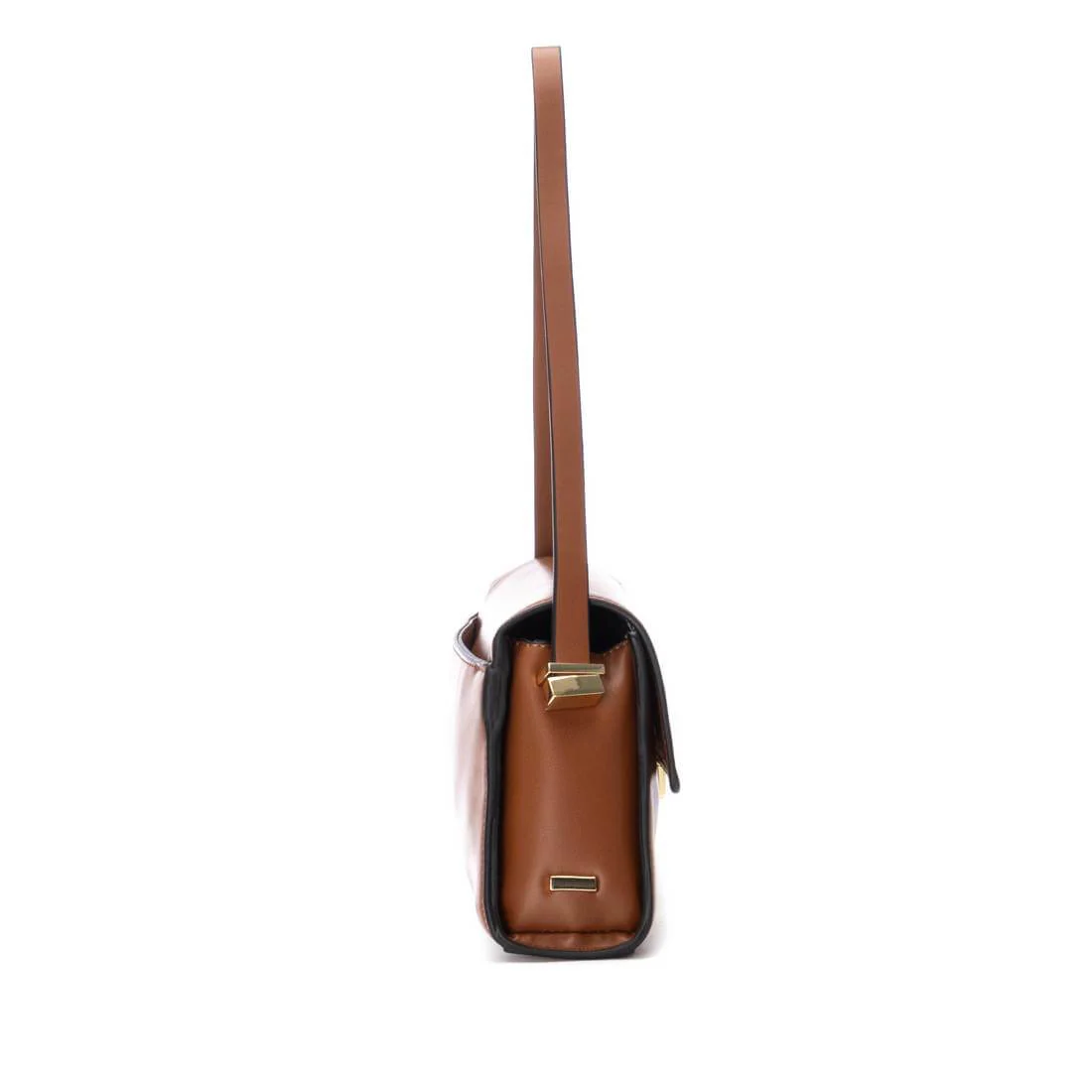 XTI Classic Small Shoulder Bag - Tan - Image 2