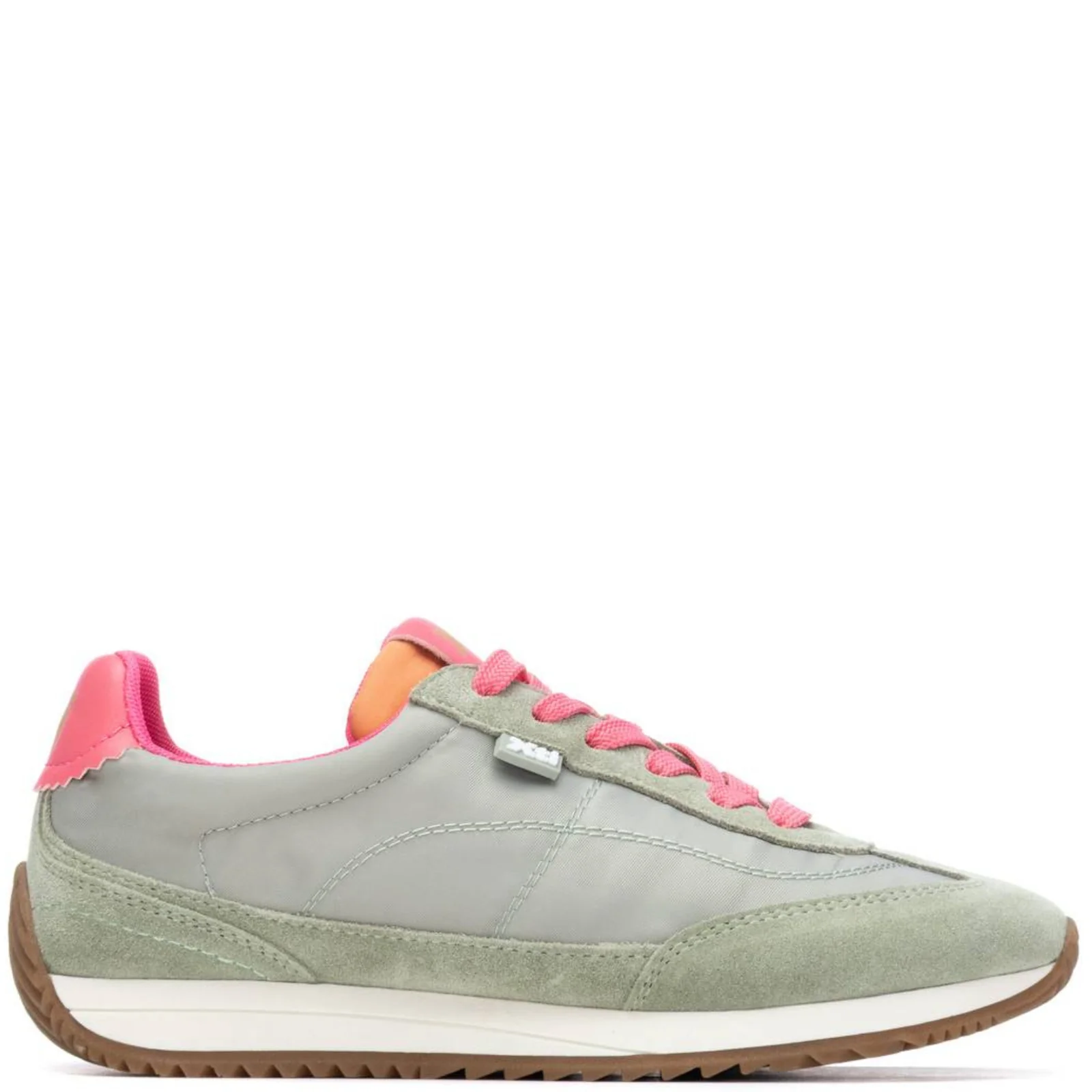 XTI Pale Khaki Retro Sneakers