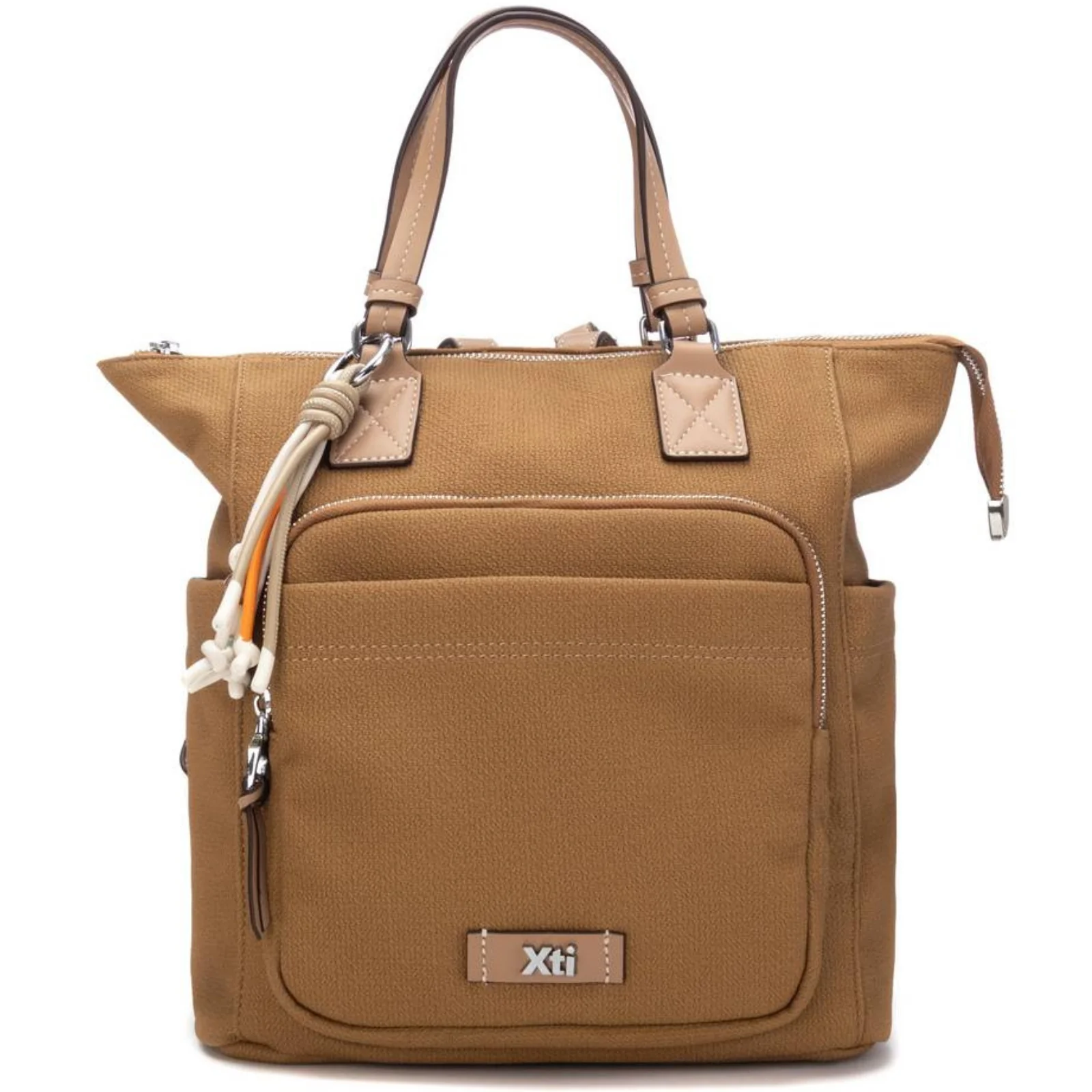 XTI Large Camel Backpack Bag
